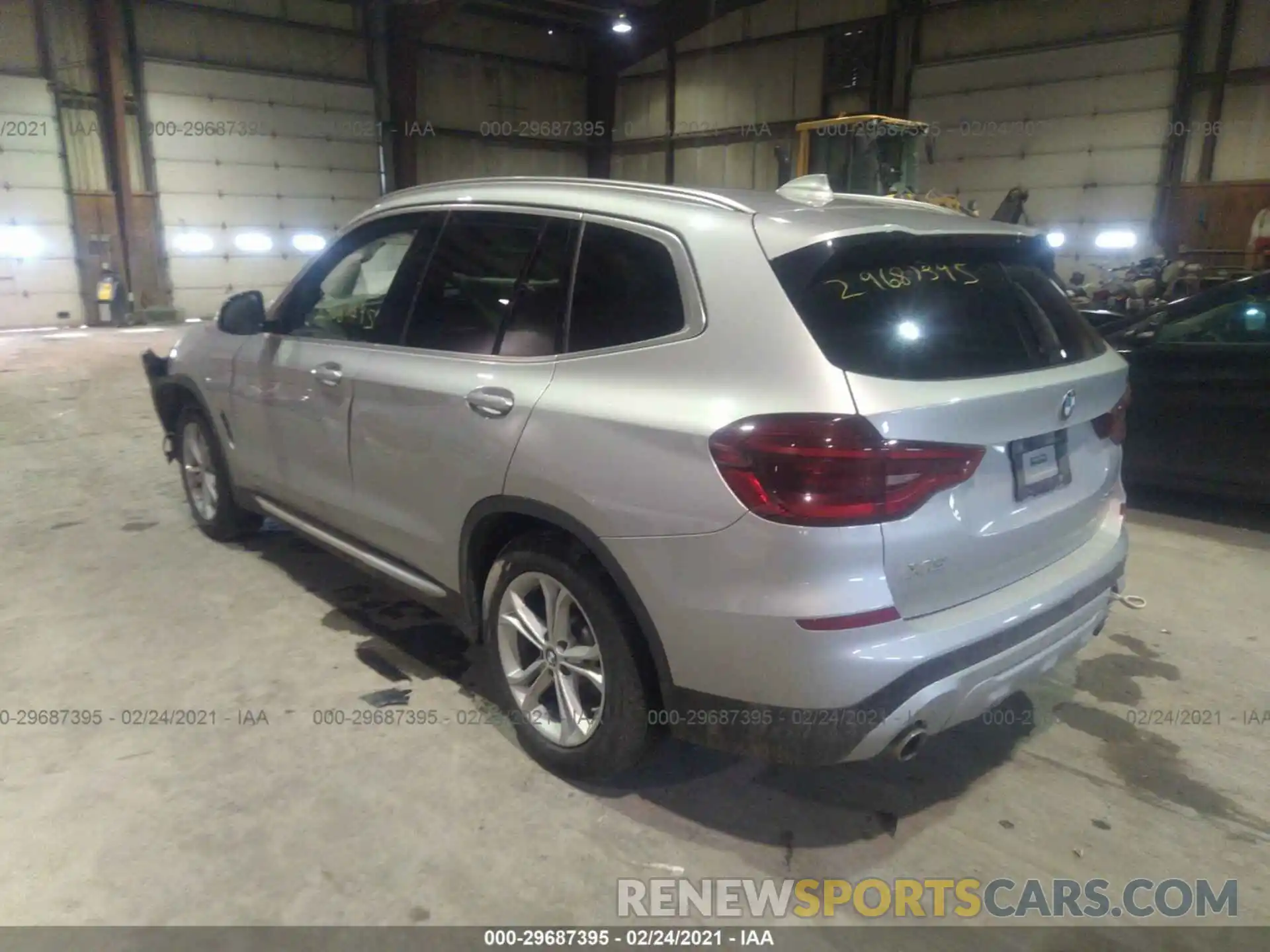 3 Photograph of a damaged car 5UXTR9C50KLP77633 BMW X3 2019