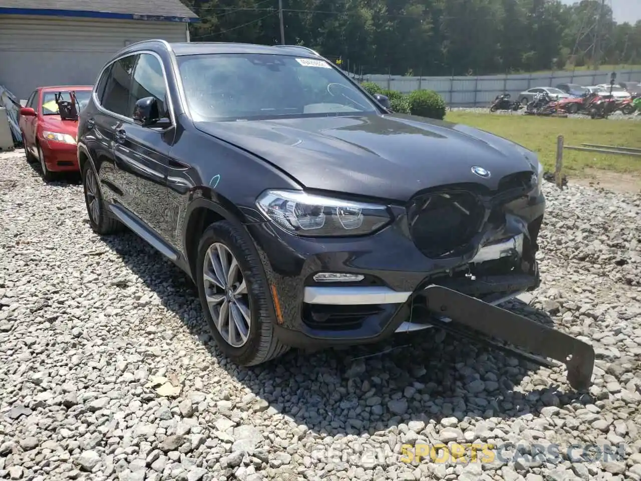 1 Photograph of a damaged car 5UXTR9C50KLP82301 BMW X3 2019