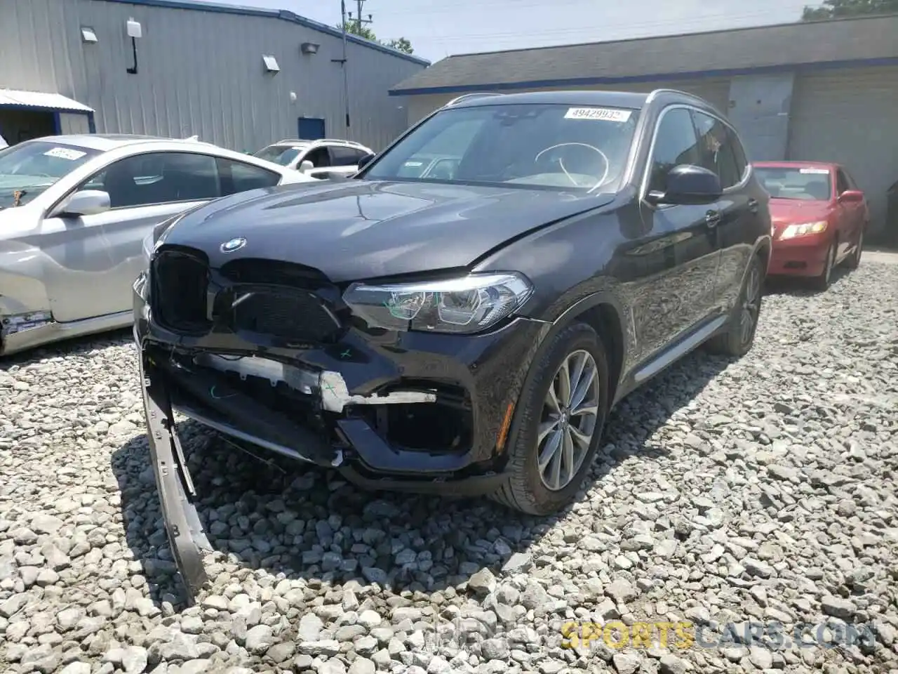 2 Photograph of a damaged car 5UXTR9C50KLP82301 BMW X3 2019