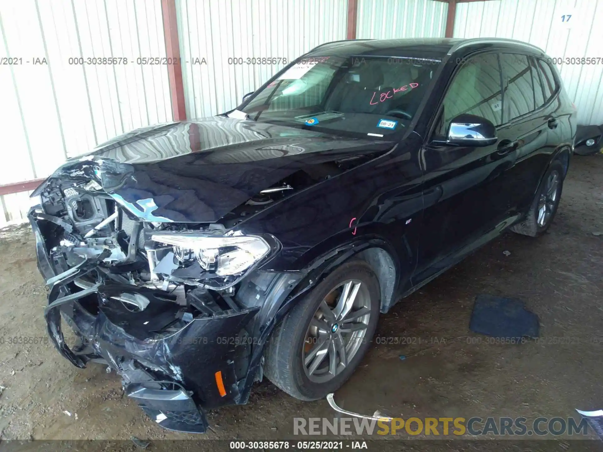 2 Photograph of a damaged car 5UXTR9C50KLP82704 BMW X3 2019