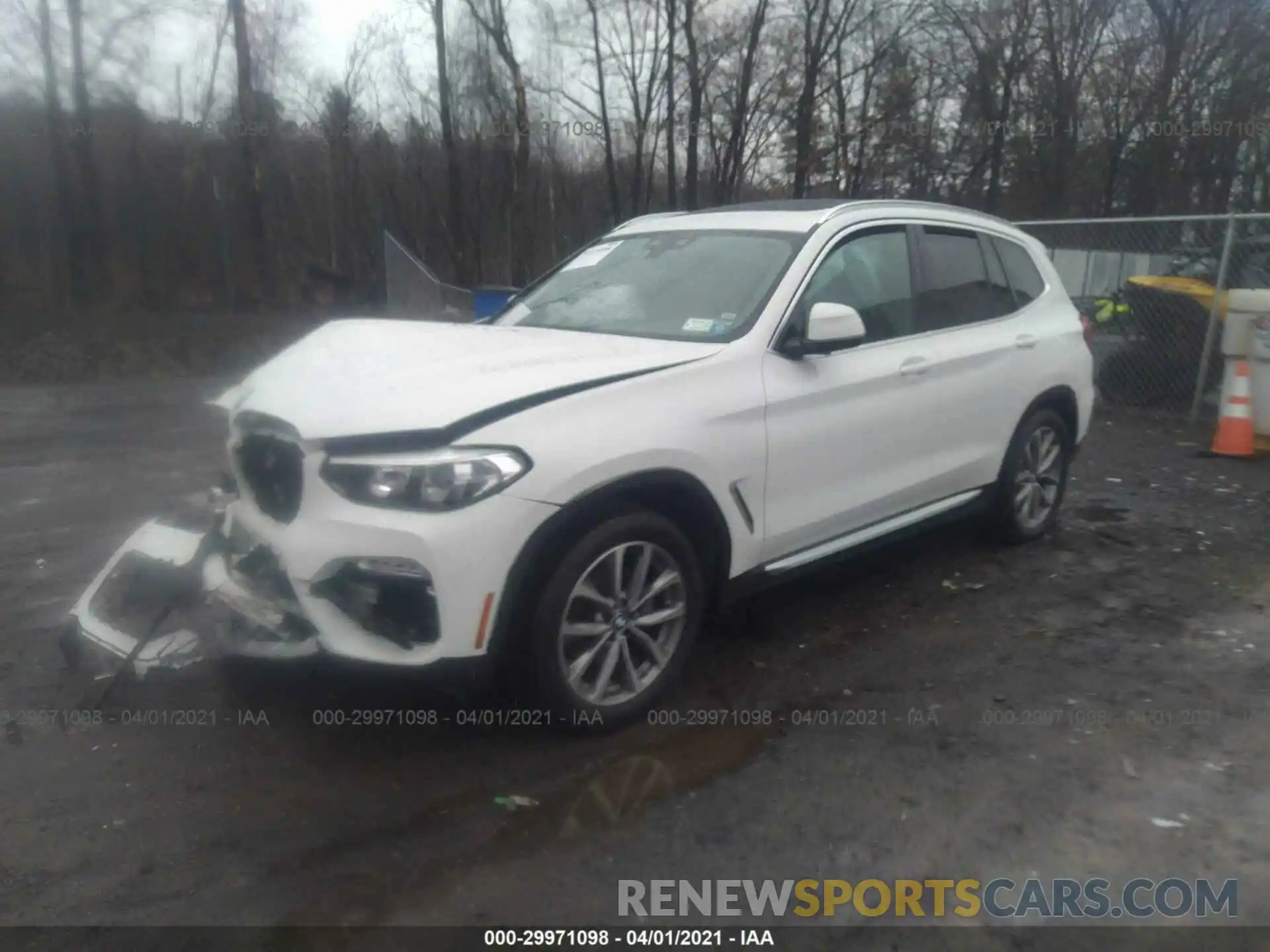 2 Photograph of a damaged car 5UXTR9C50KLP85828 BMW X3 2019