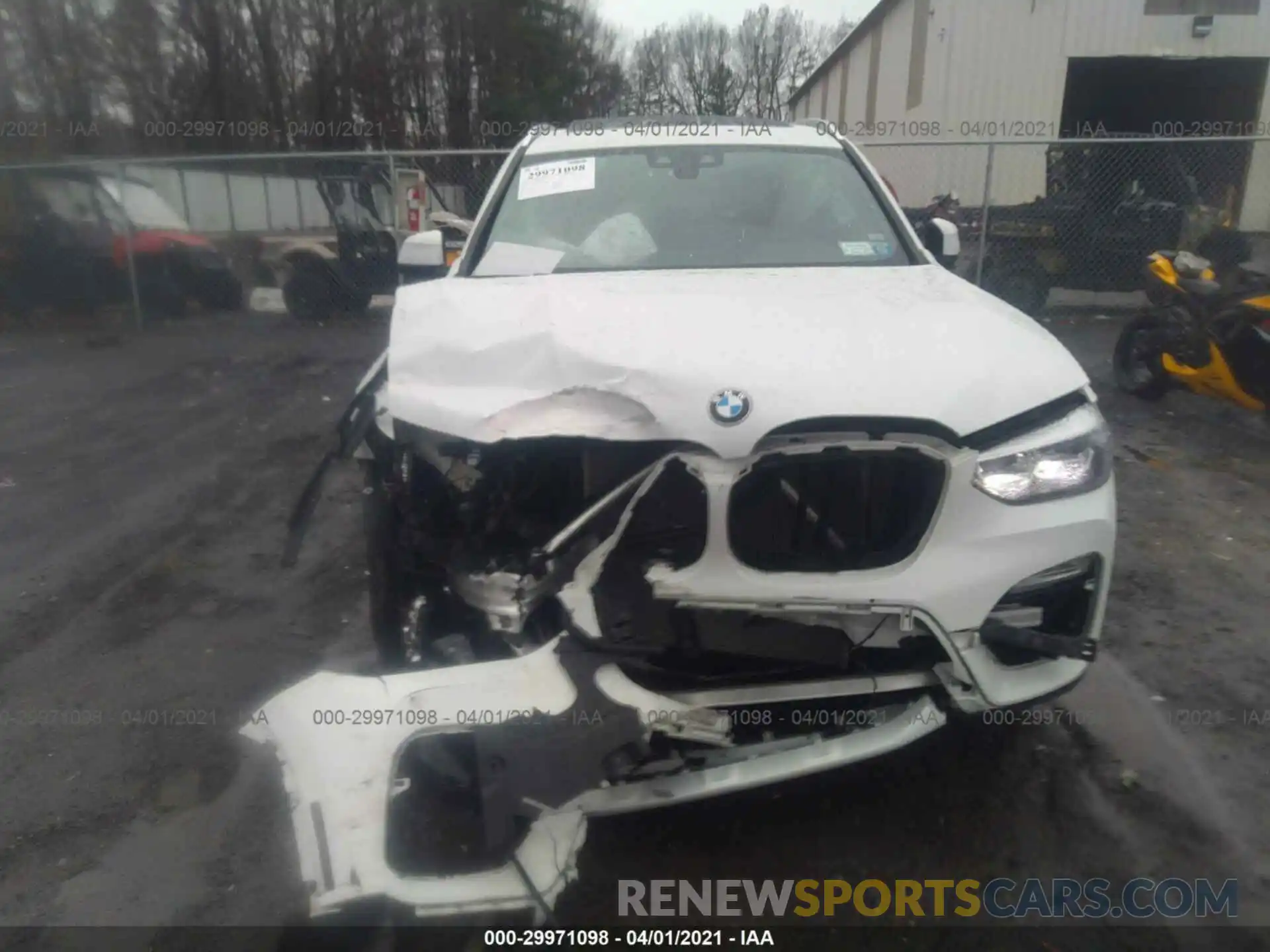 6 Photograph of a damaged car 5UXTR9C50KLP85828 BMW X3 2019