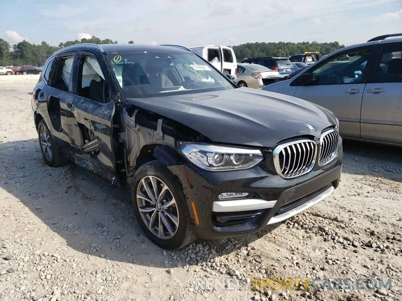 1 Photograph of a damaged car 5UXTR9C50KLP86302 BMW X3 2019