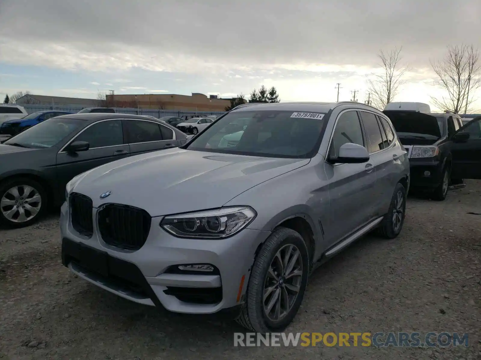 2 Photograph of a damaged car 5UXTR9C50KLP87711 BMW X3 2019