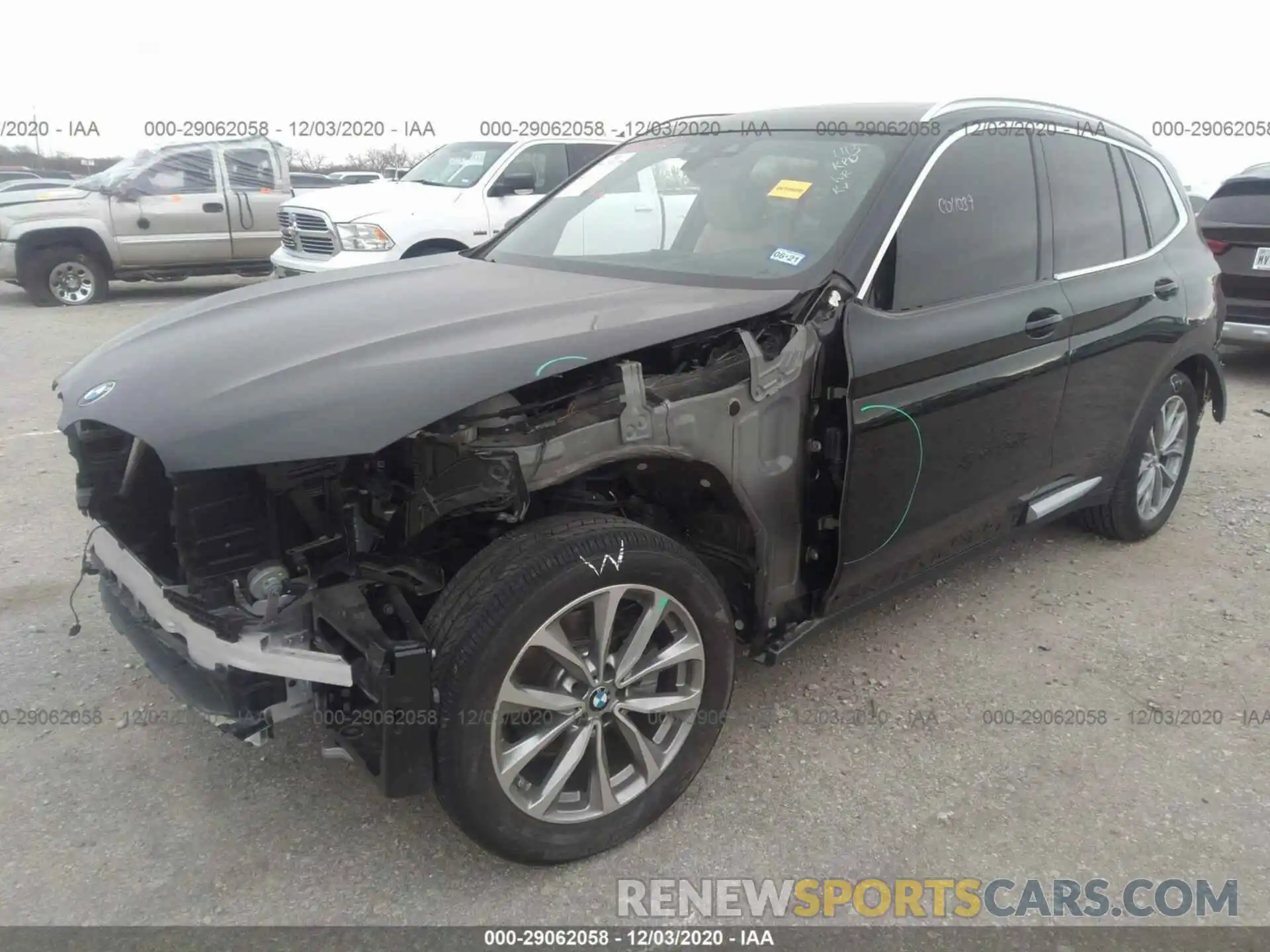 2 Photograph of a damaged car 5UXTR9C50KLP88504 BMW X3 2019