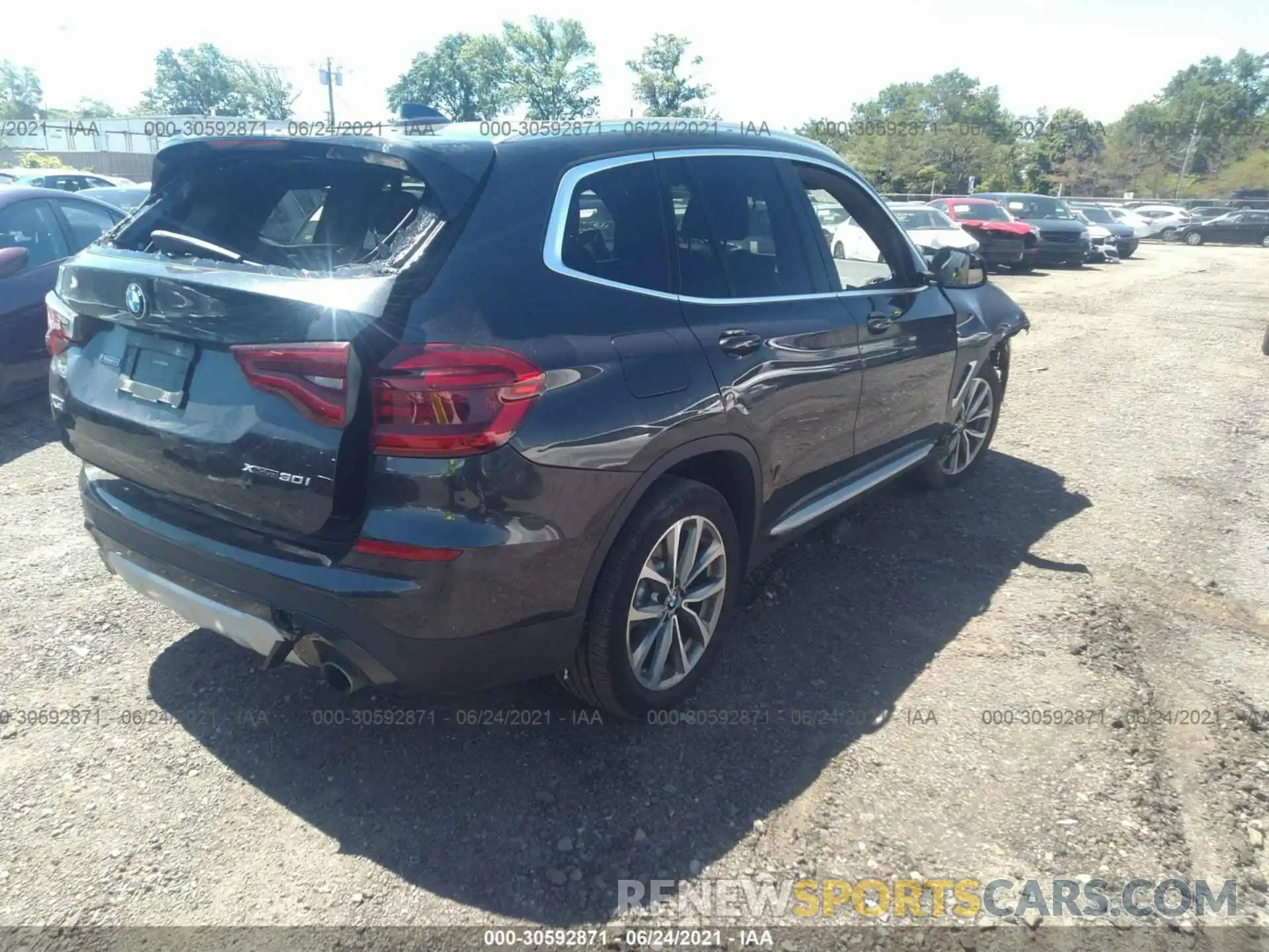 4 Photograph of a damaged car 5UXTR9C50KLP90107 BMW X3 2019