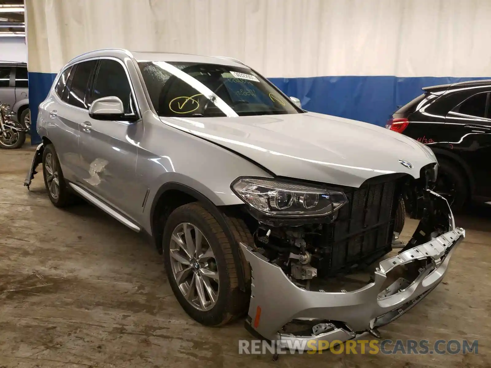 1 Photograph of a damaged car 5UXTR9C50KLP94139 BMW X3 2019