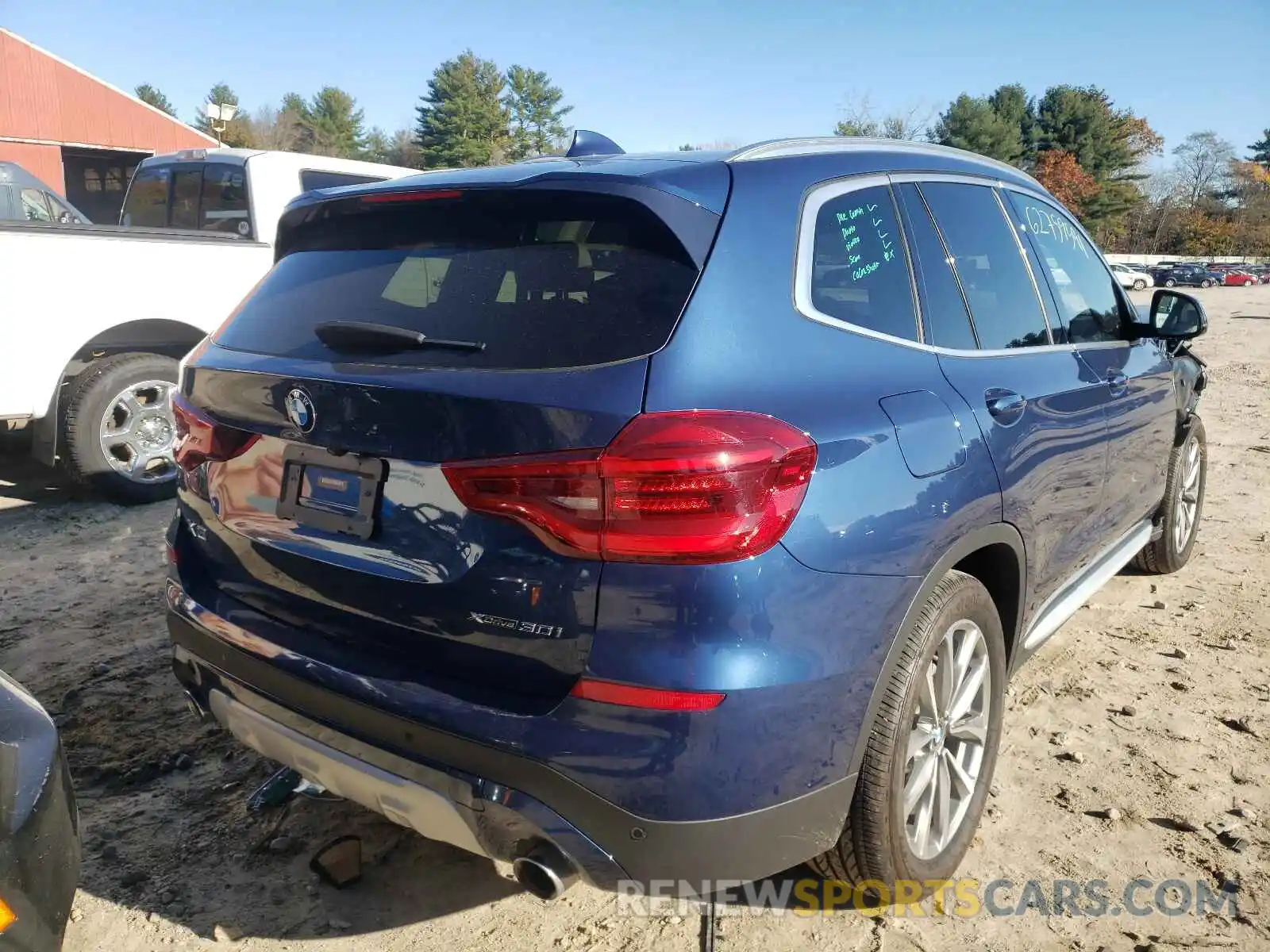 4 Фотография поврежденного автомобиля 5UXTR9C50KLR06681 BMW X3 2019