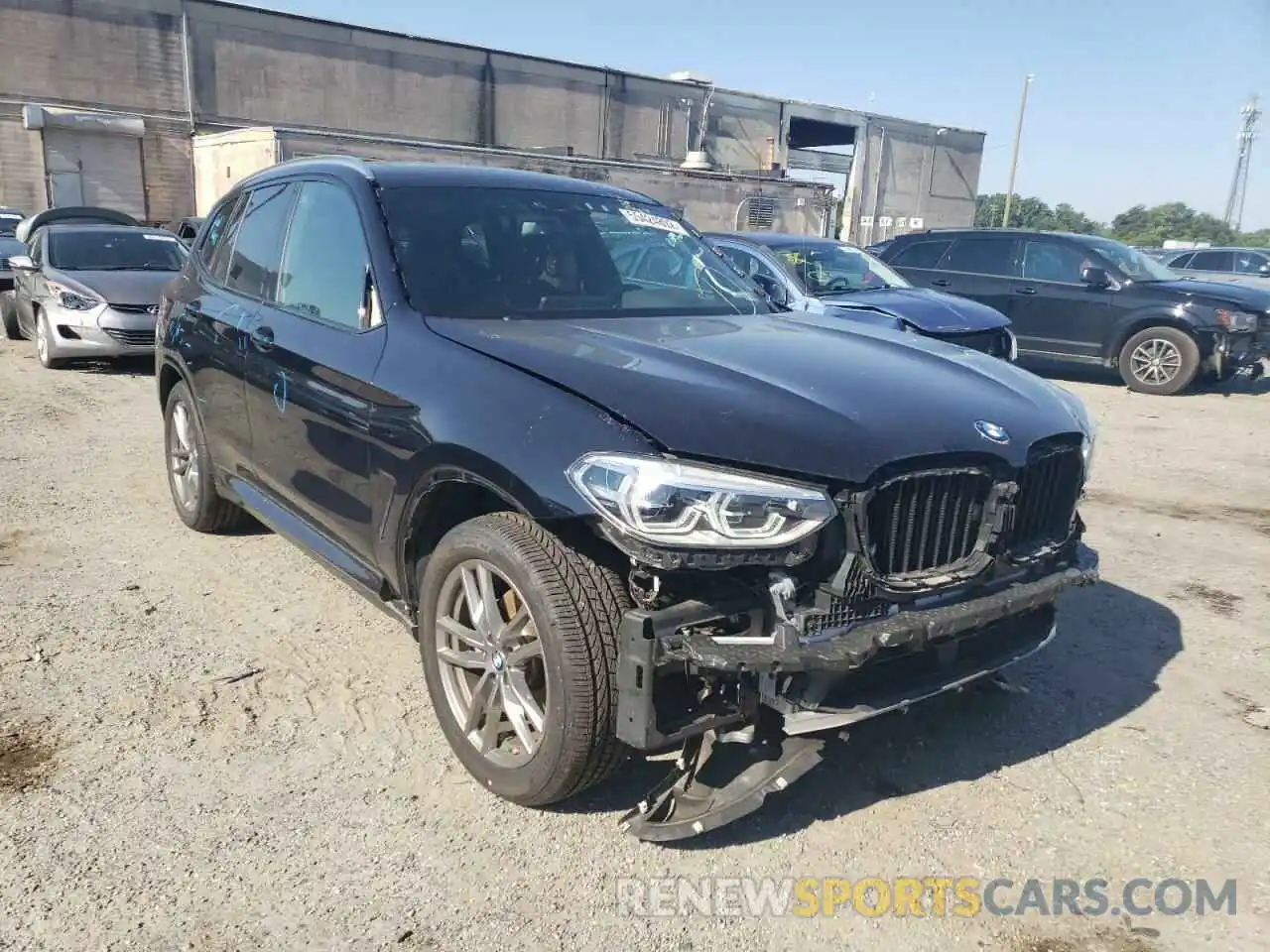 1 Photograph of a damaged car 5UXTR9C50KLR06793 BMW X3 2019