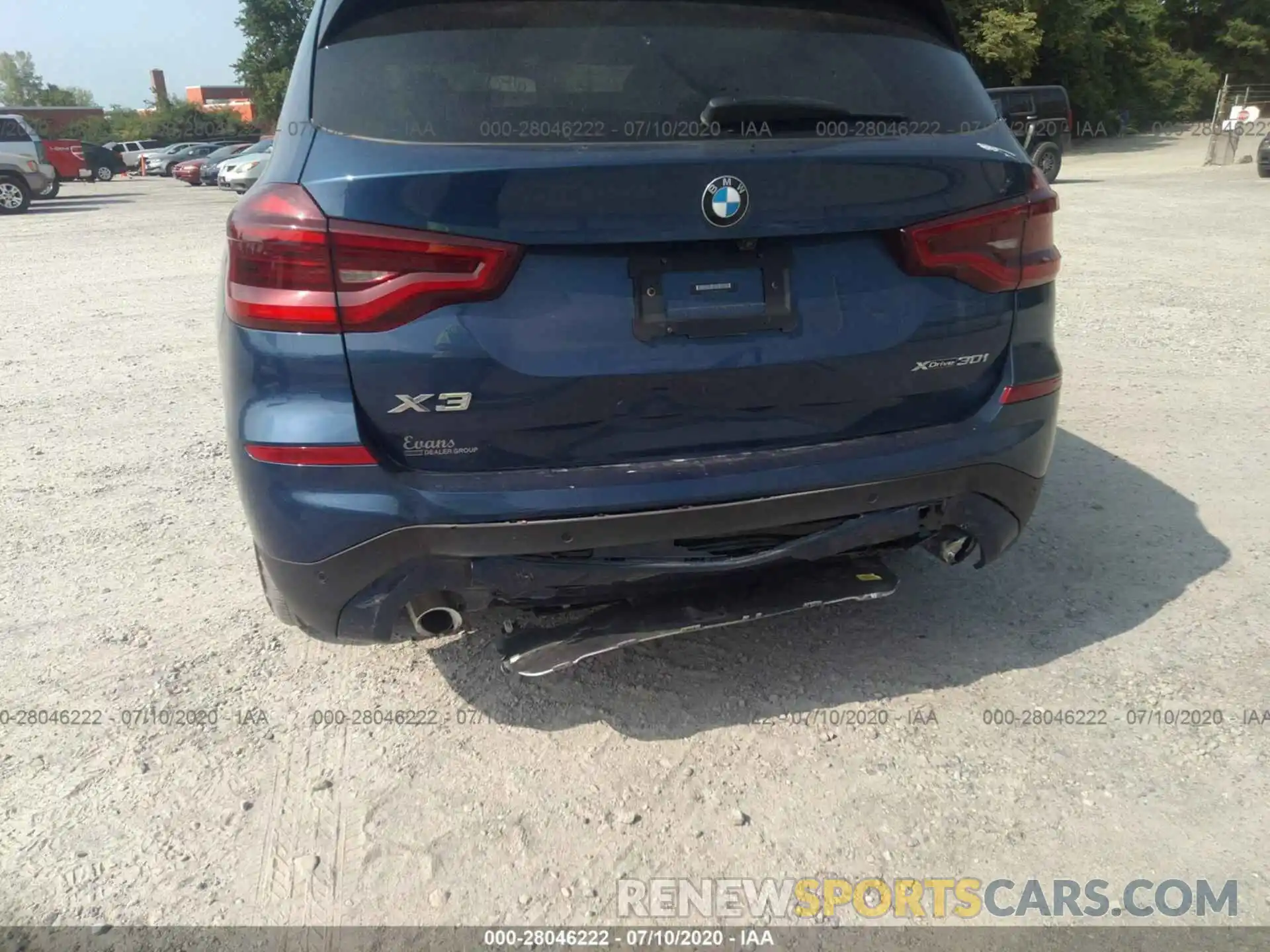 6 Photograph of a damaged car 5UXTR9C50KLR07250 BMW X3 2019