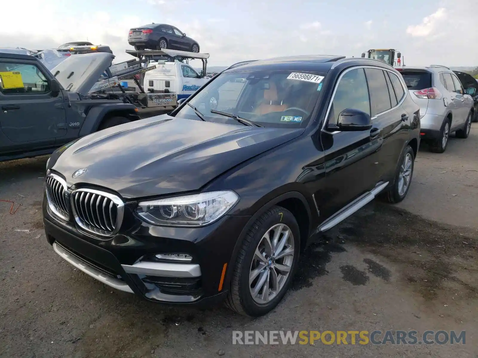 2 Photograph of a damaged car 5UXTR9C50KLR07426 BMW X3 2019