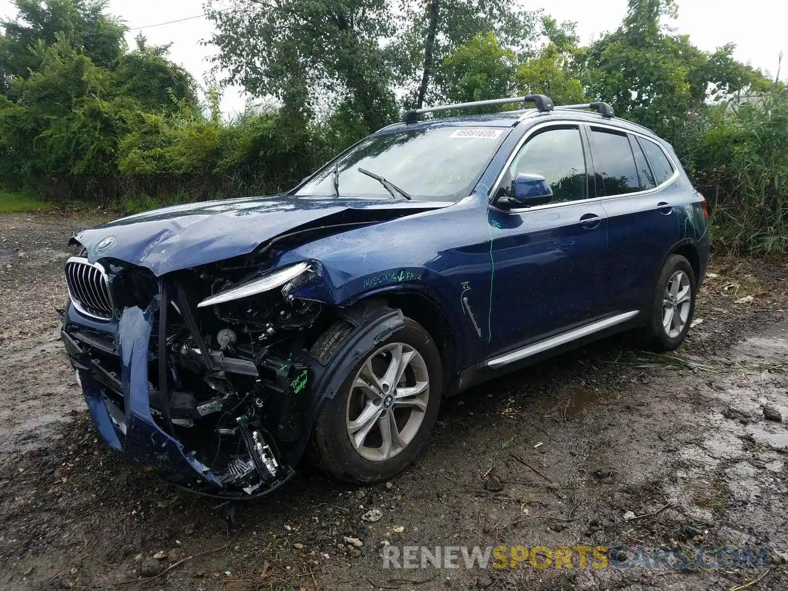 2 Photograph of a damaged car 5UXTR9C50KLR07569 BMW X3 2019