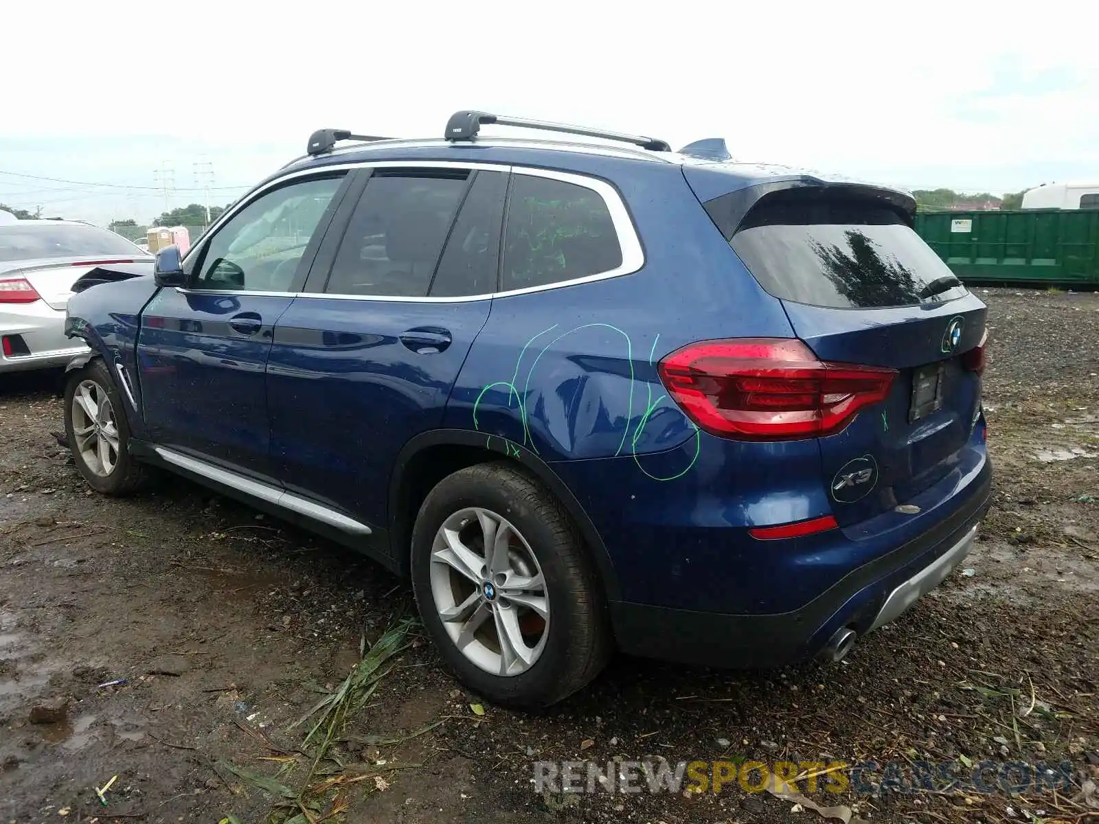 3 Photograph of a damaged car 5UXTR9C50KLR07569 BMW X3 2019