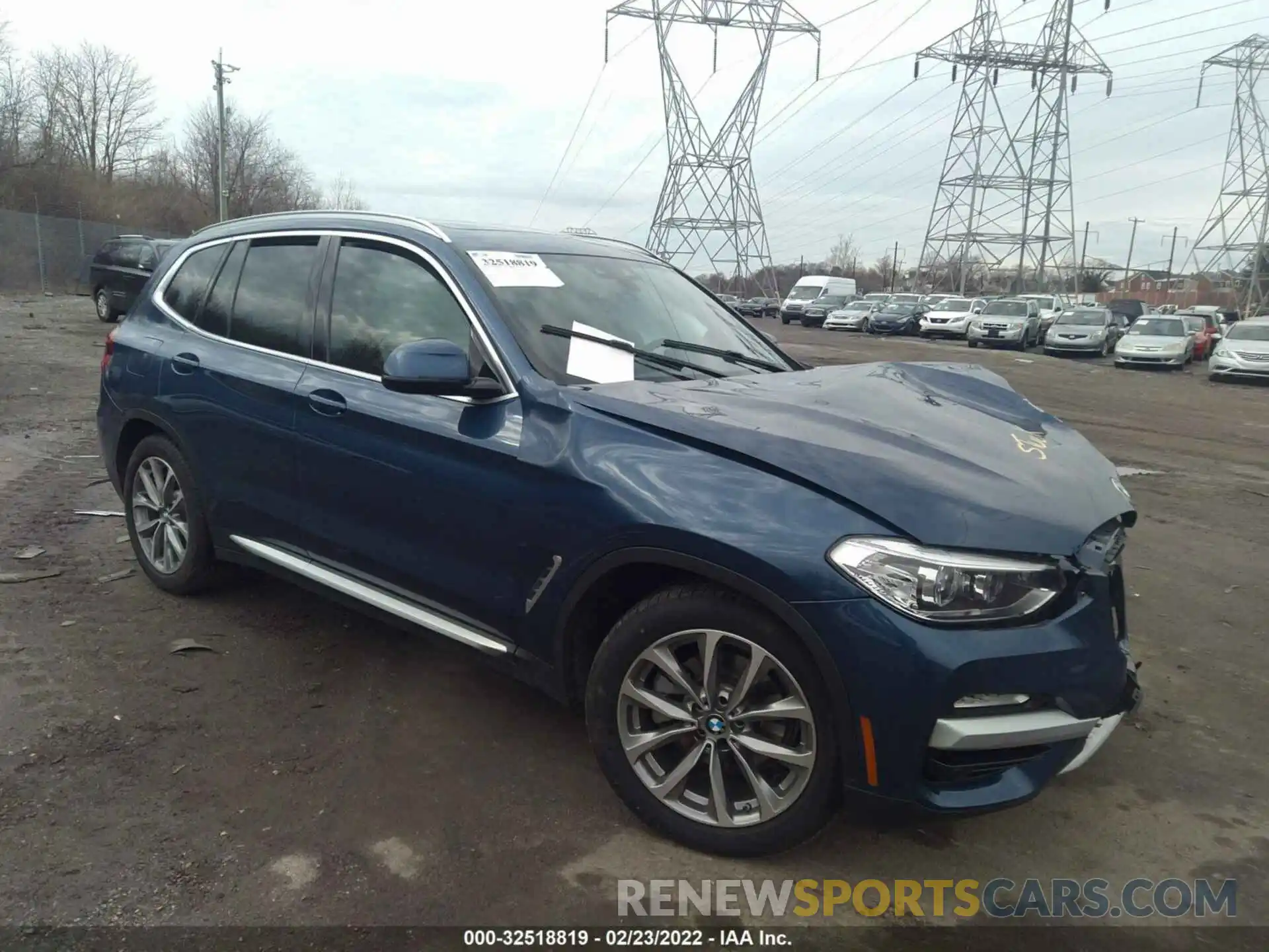 1 Photograph of a damaged car 5UXTR9C50KLR08804 BMW X3 2019