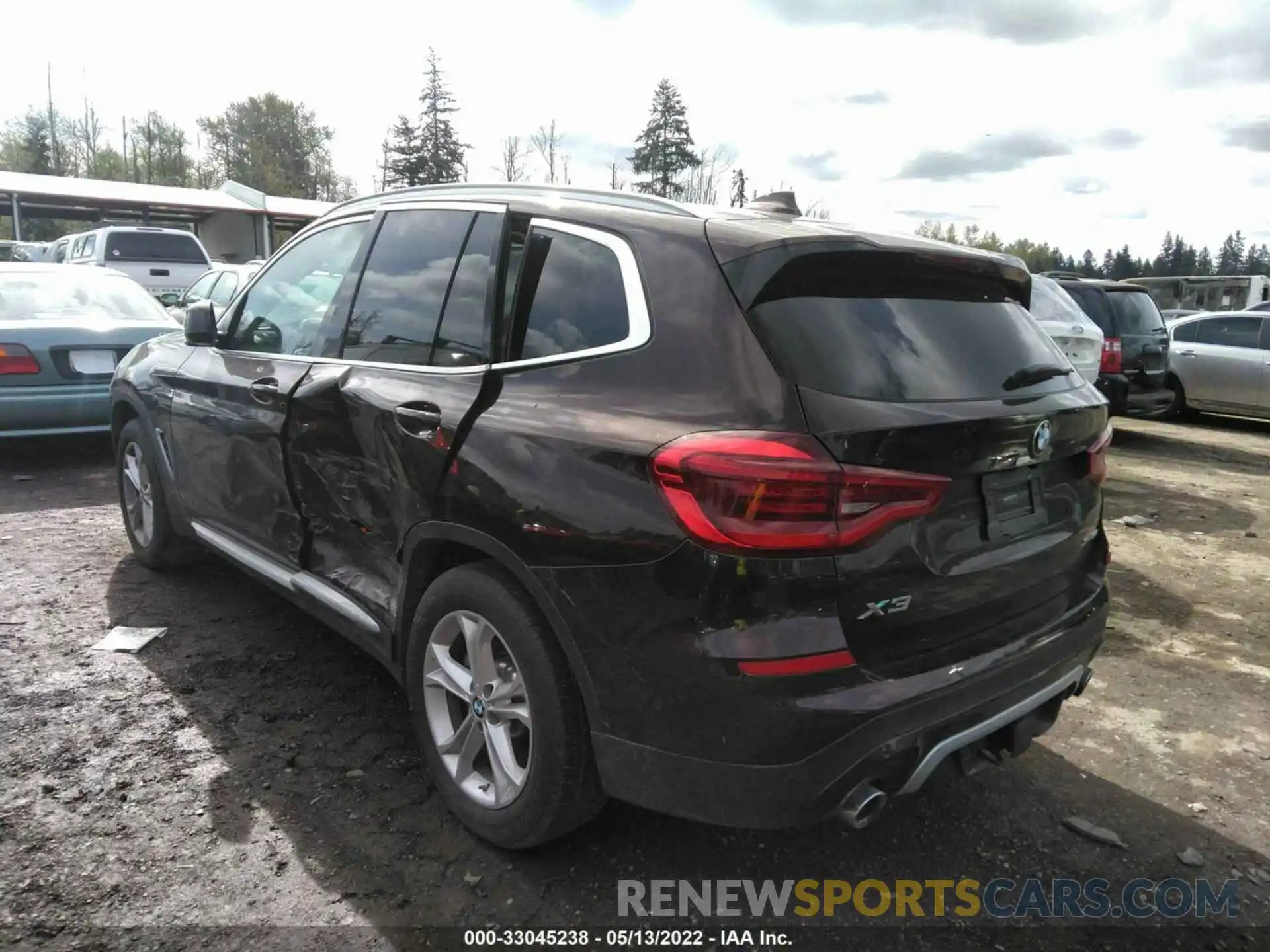 3 Photograph of a damaged car 5UXTR9C50KLR09354 BMW X3 2019