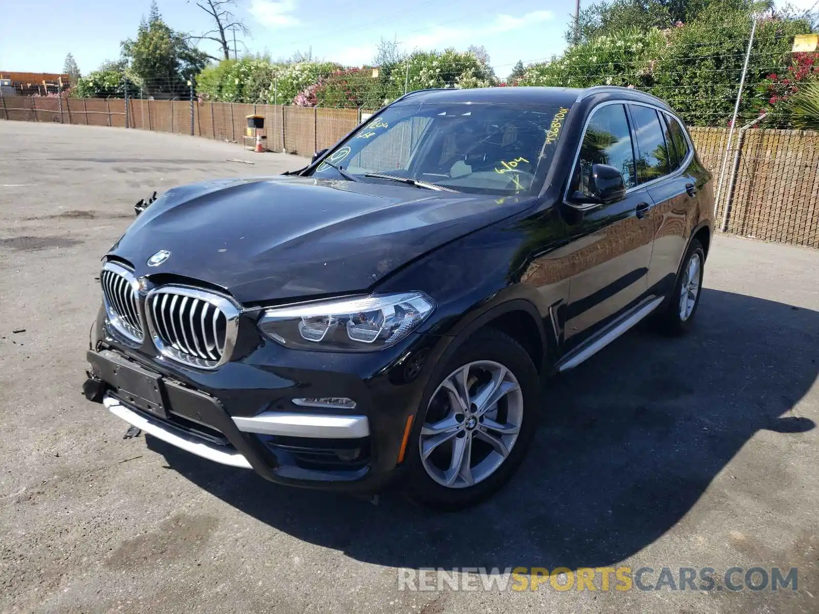 2 Photograph of a damaged car 5UXTR9C50KLR10973 BMW X3 2019