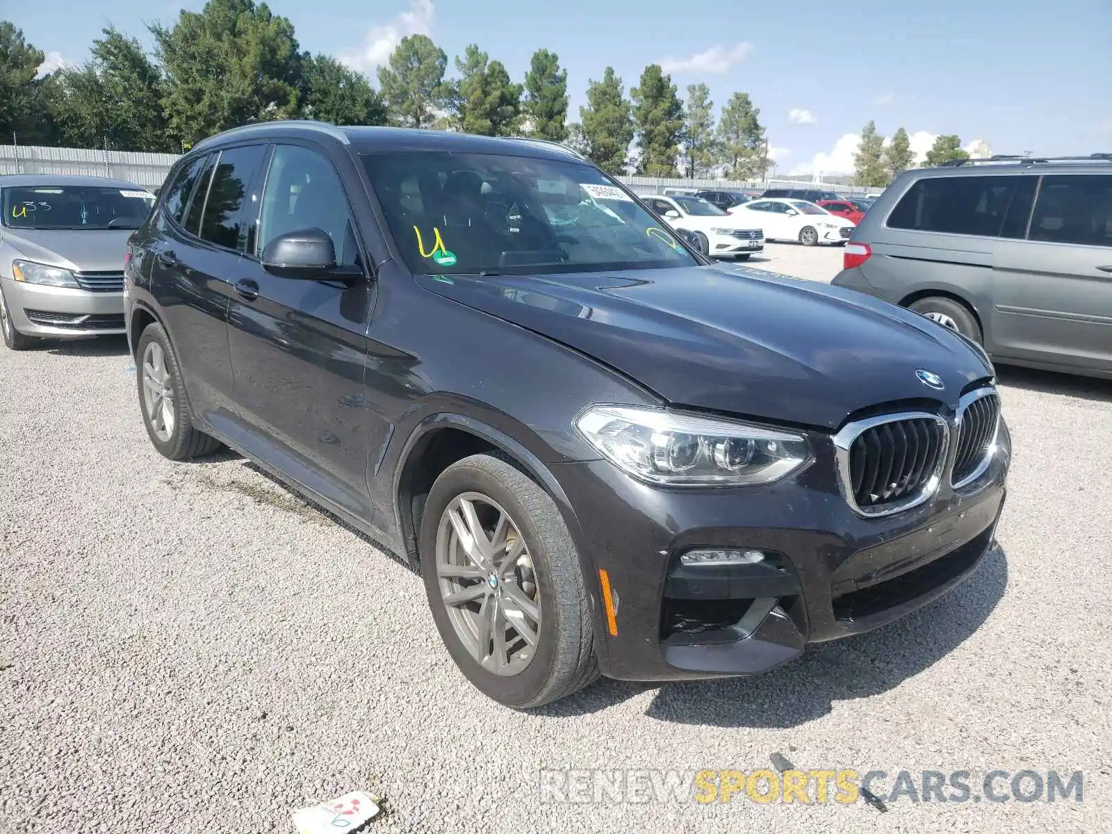 1 Photograph of a damaged car 5UXTR9C50KLR11122 BMW X3 2019