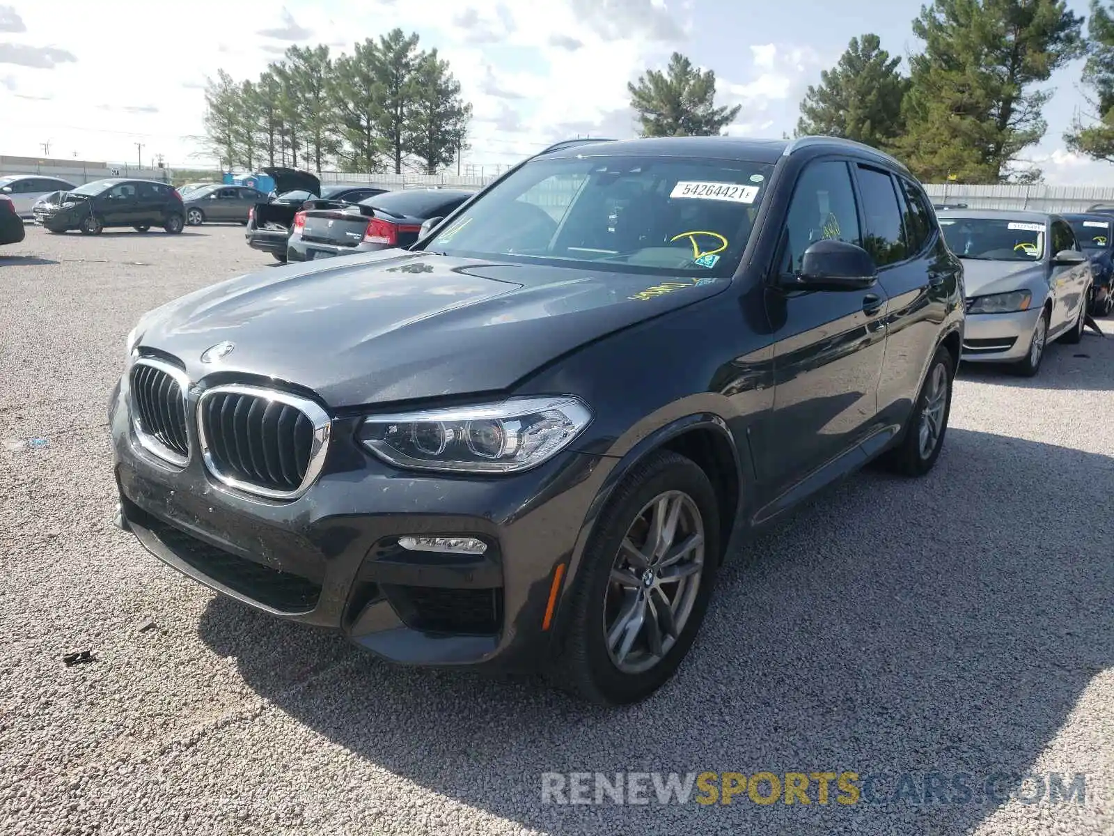 2 Photograph of a damaged car 5UXTR9C50KLR11122 BMW X3 2019