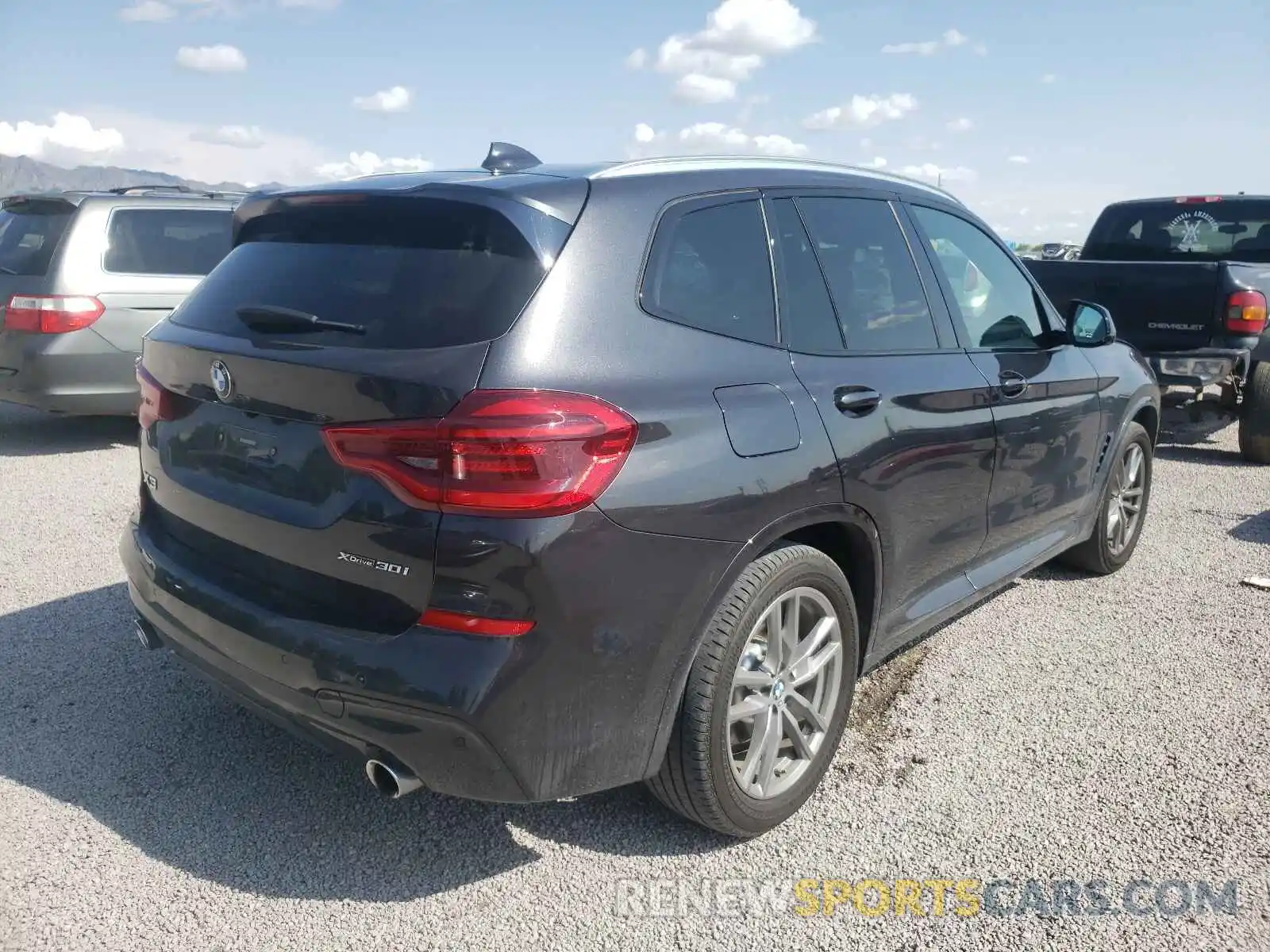 4 Photograph of a damaged car 5UXTR9C50KLR11122 BMW X3 2019