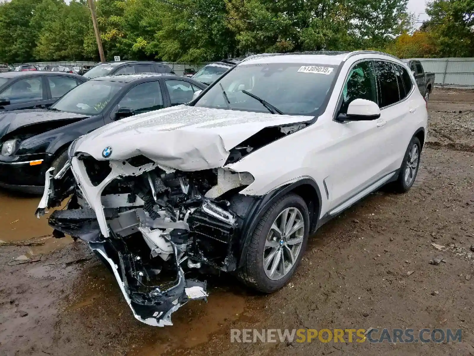 2 Photograph of a damaged car 5UXTR9C51KLD93881 BMW X3 2019