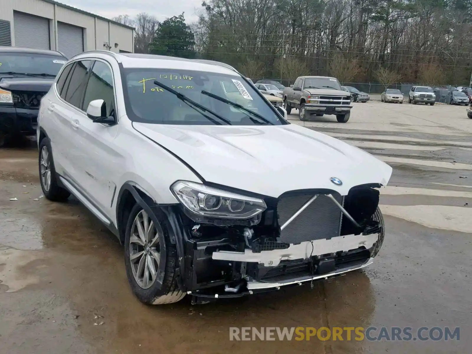 1 Photograph of a damaged car 5UXTR9C51KLD95890 BMW X3 2019