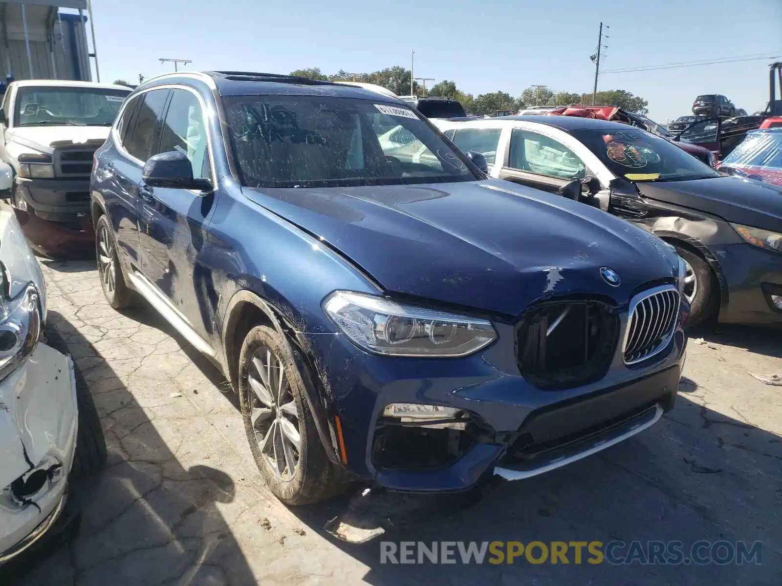 1 Photograph of a damaged car 5UXTR9C51KLD98918 BMW X3 2019