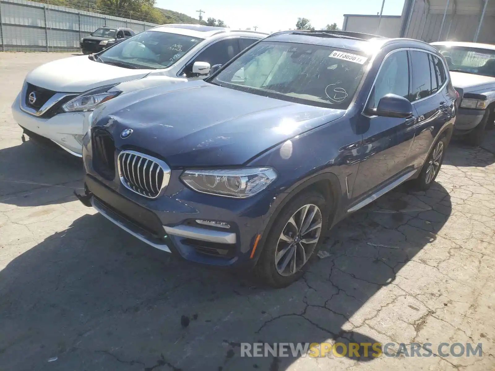 2 Photograph of a damaged car 5UXTR9C51KLD98918 BMW X3 2019