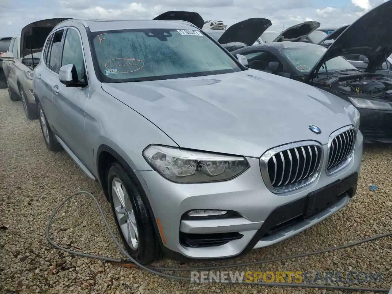 1 Photograph of a damaged car 5UXTR9C51KLD99065 BMW X3 2019