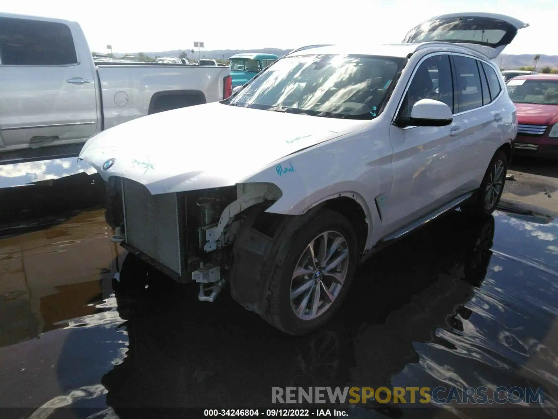 2 Photograph of a damaged car 5UXTR9C51KLE12624 BMW X3 2019