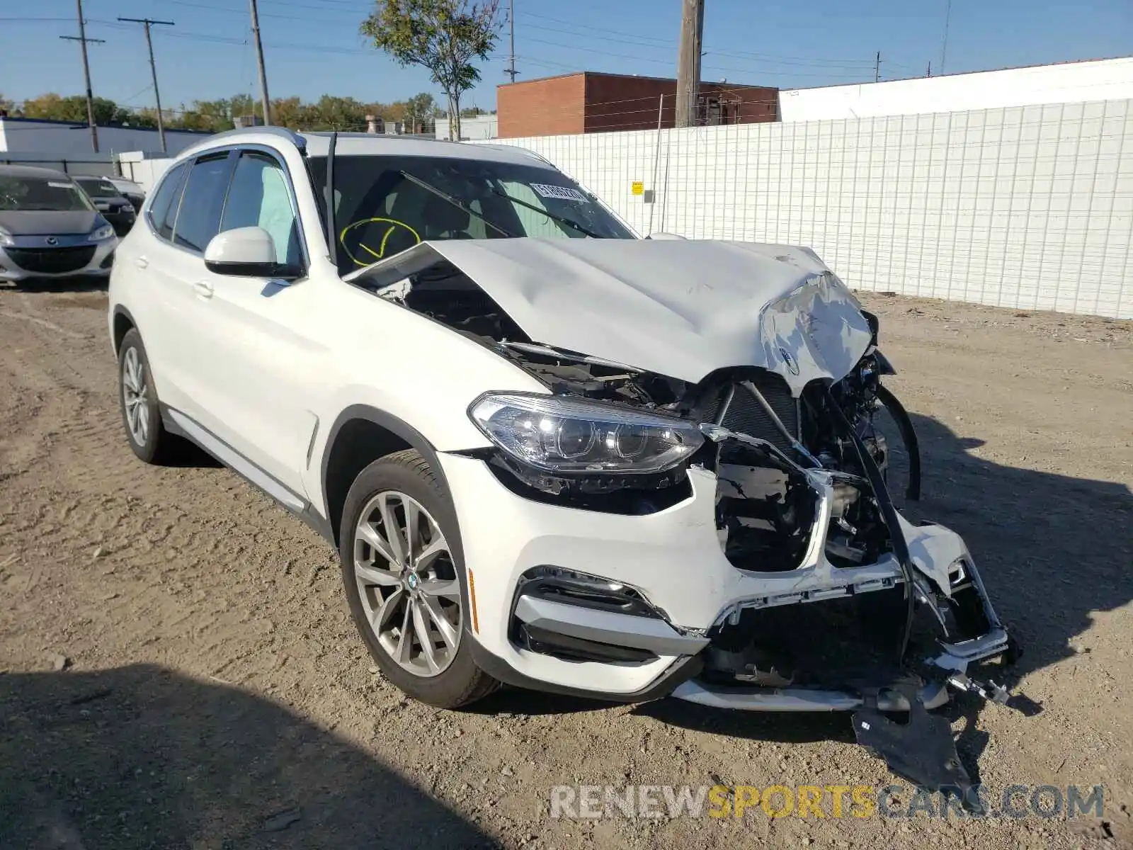 1 Photograph of a damaged car 5UXTR9C51KLE12817 BMW X3 2019