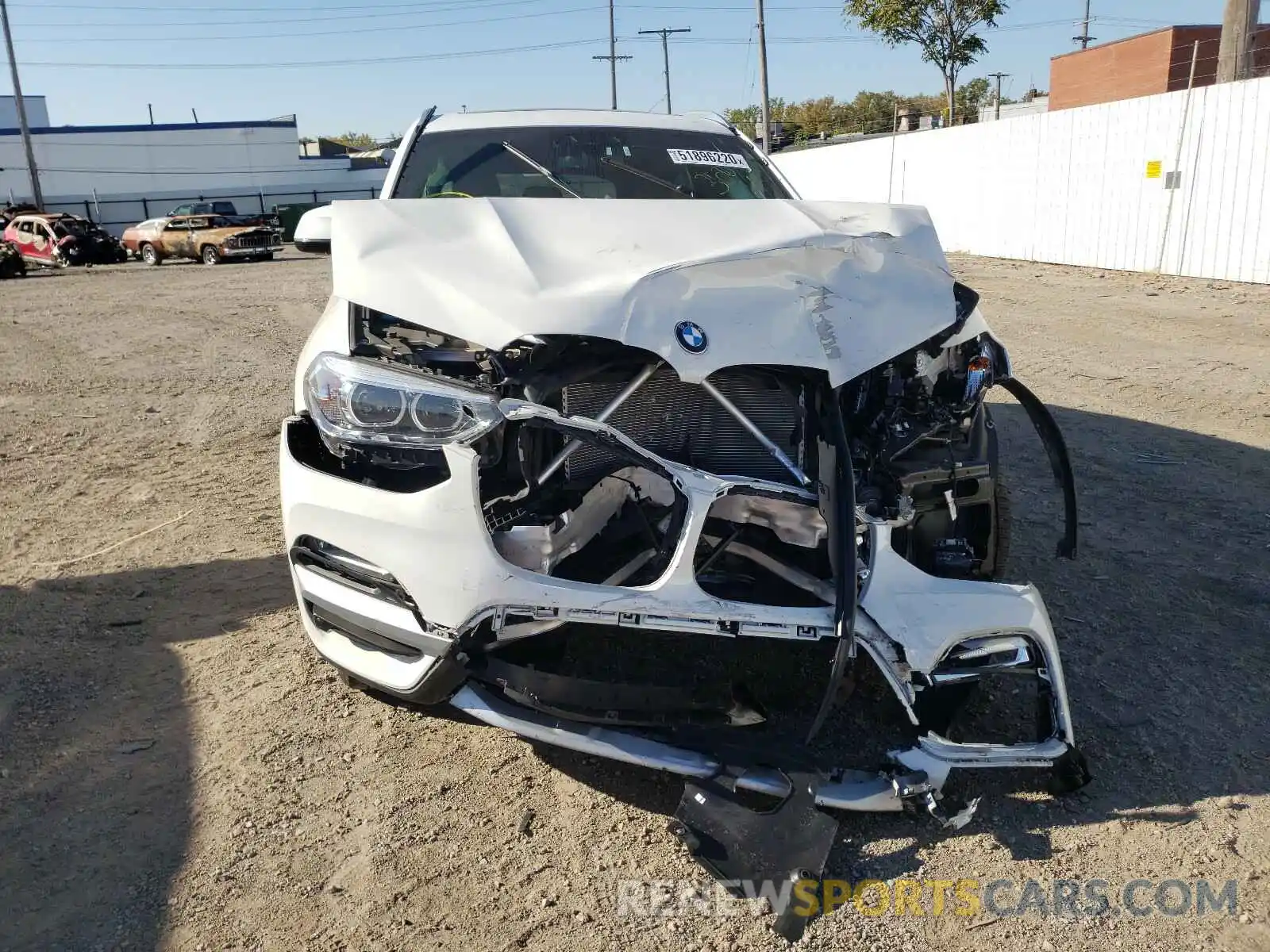 9 Photograph of a damaged car 5UXTR9C51KLE12817 BMW X3 2019