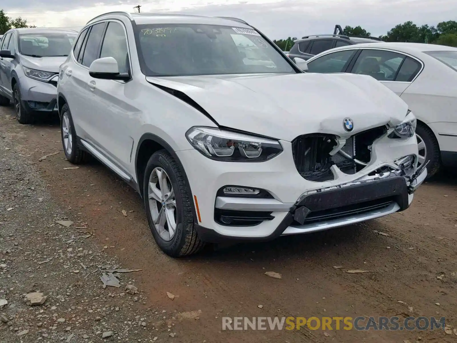 1 Photograph of a damaged car 5UXTR9C51KLE18309 BMW X3 2019