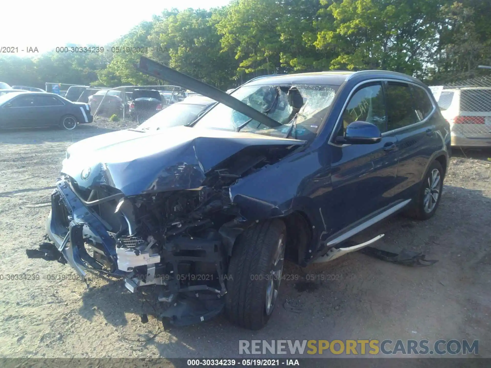 2 Photograph of a damaged car 5UXTR9C51KLE21632 BMW X3 2019