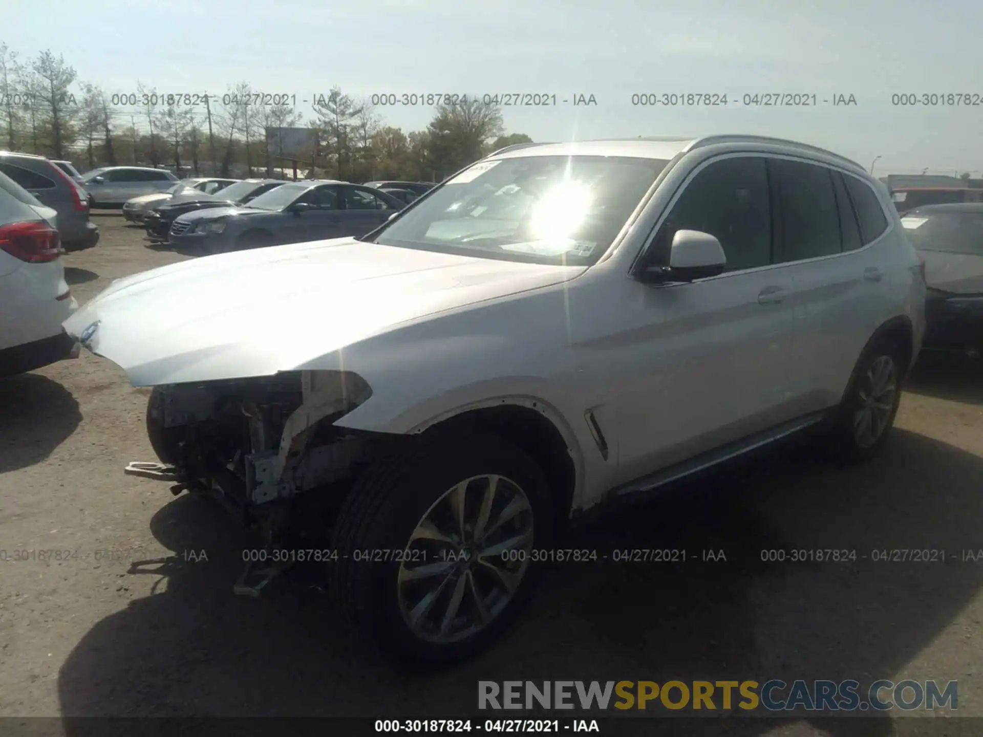 2 Photograph of a damaged car 5UXTR9C51KLP77754 BMW X3 2019