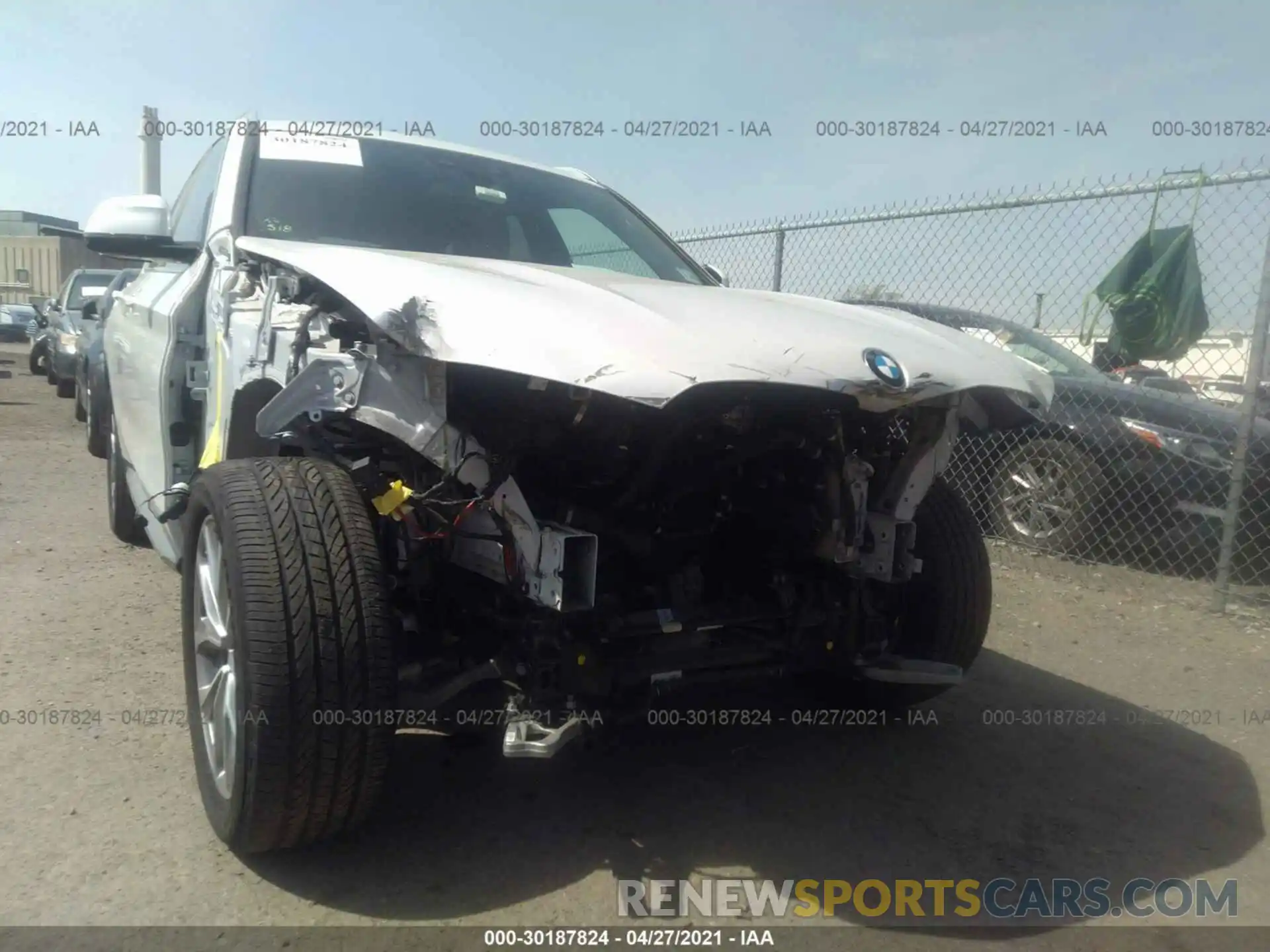 6 Фотография поврежденного автомобиля 5UXTR9C51KLP77754 BMW X3 2019