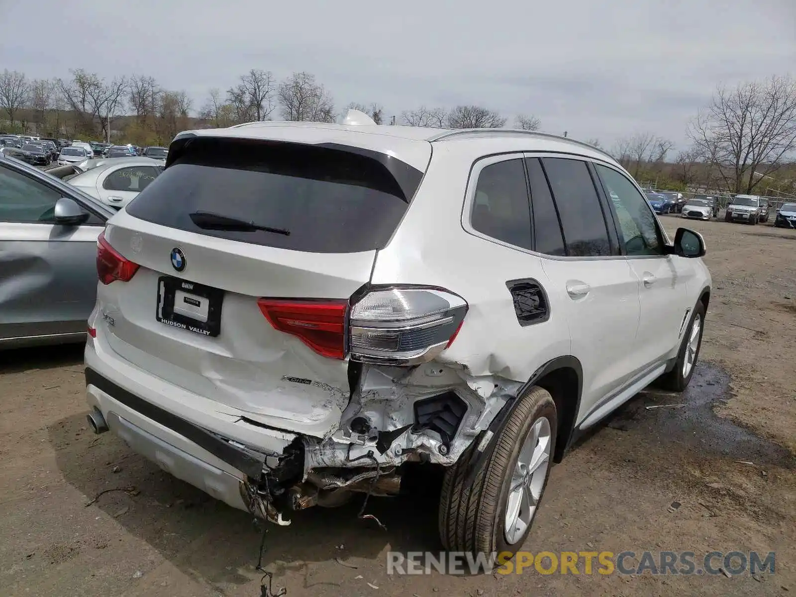 4 Photograph of a damaged car 5UXTR9C51KLP77785 BMW X3 2019