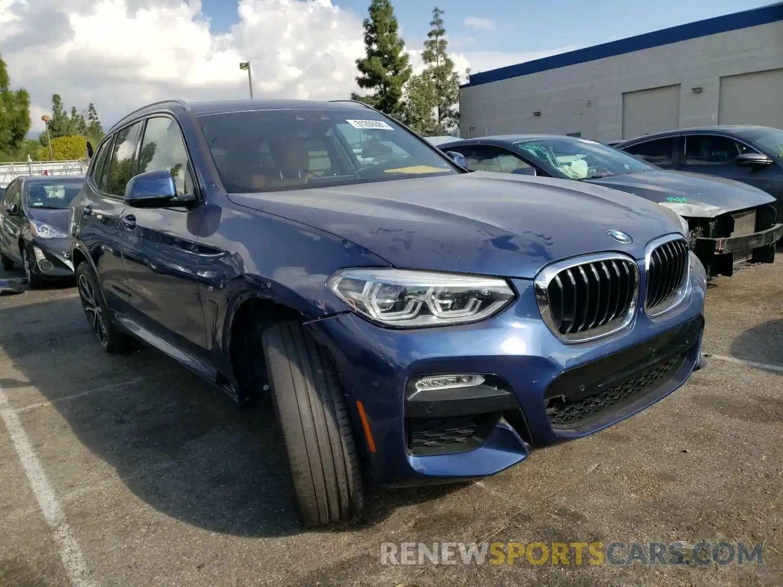 1 Photograph of a damaged car 5UXTR9C51KLP83408 BMW X3 2019