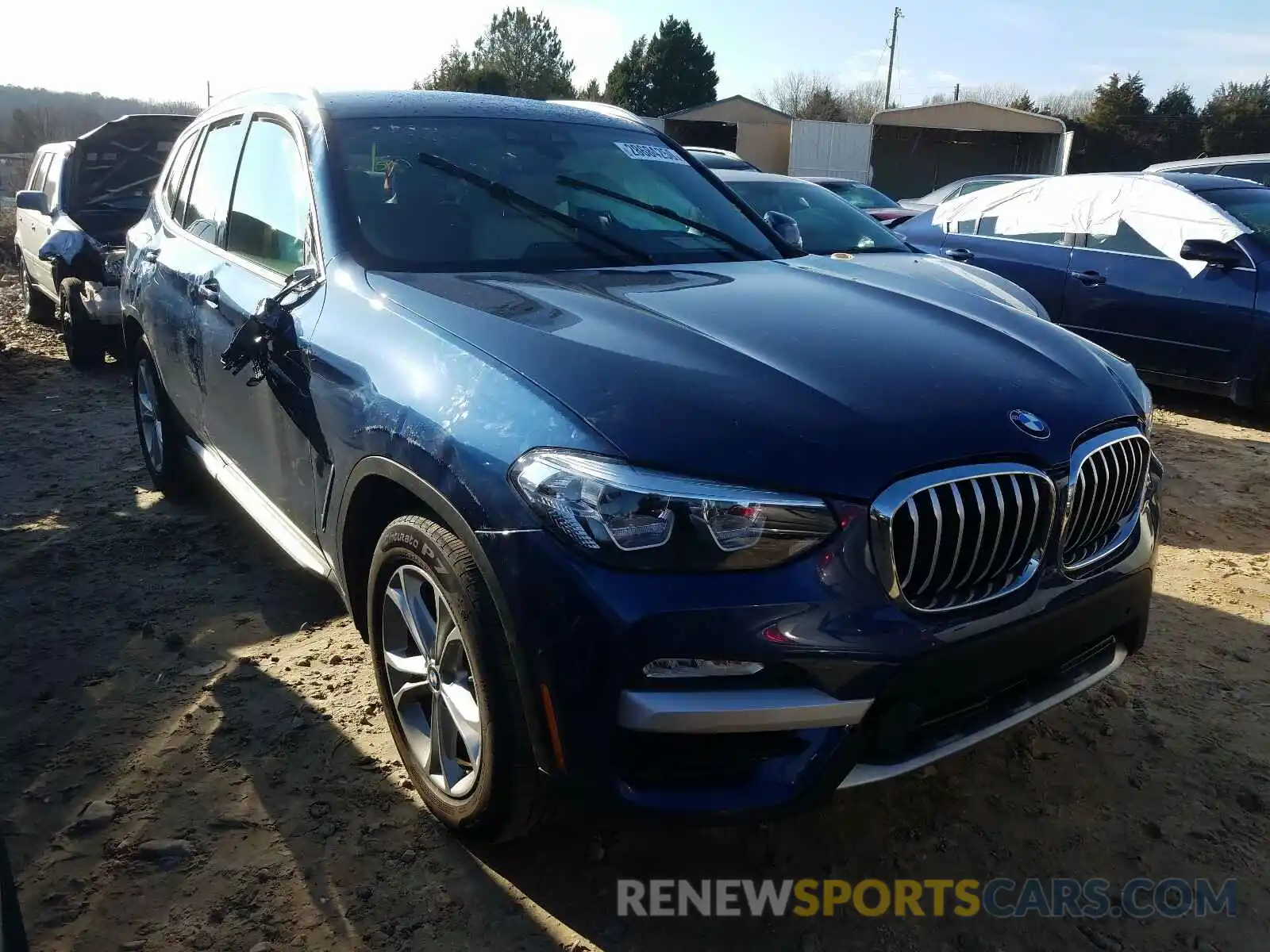 1 Photograph of a damaged car 5UXTR9C51KLP91329 BMW X3 2019