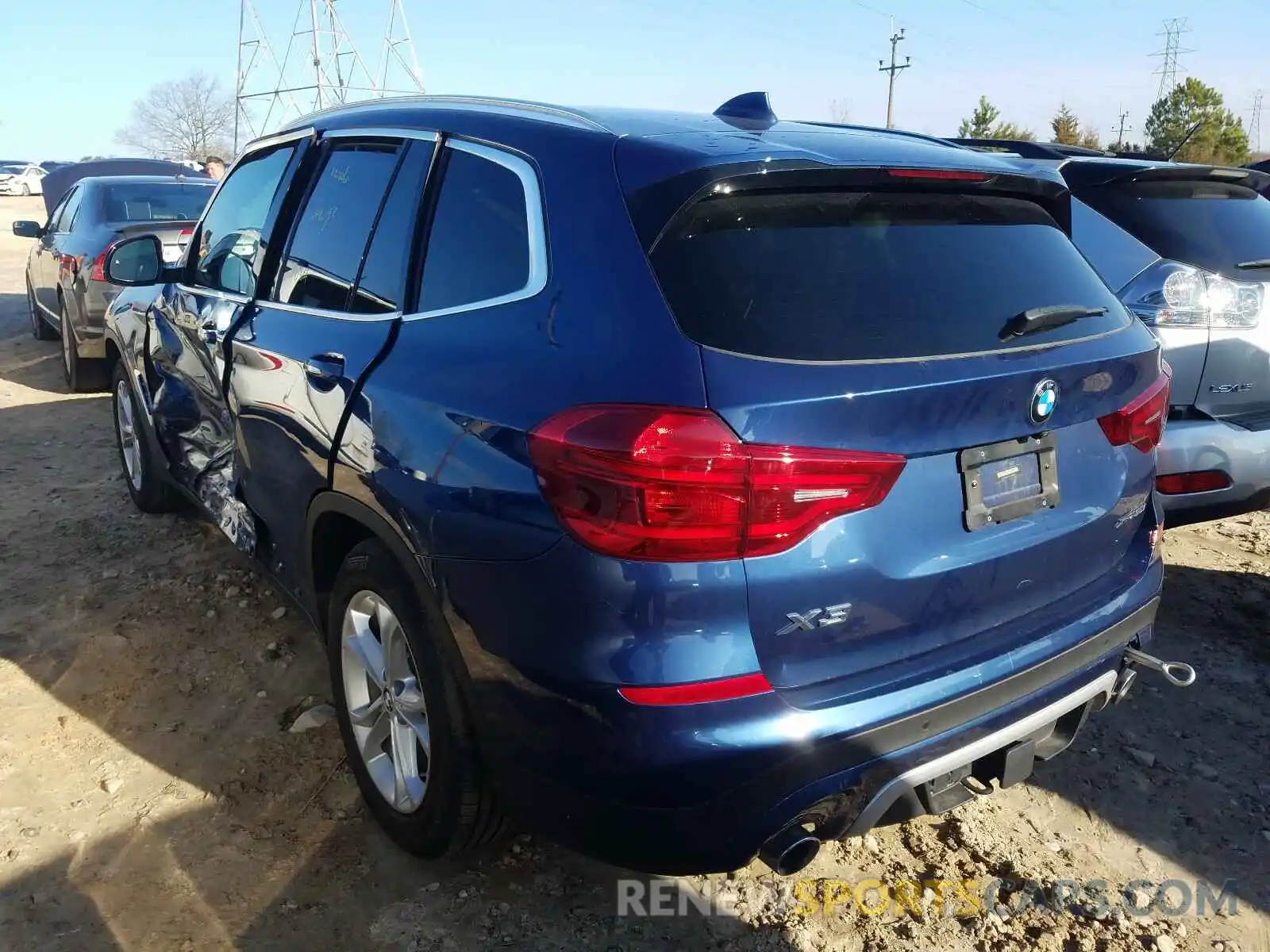 3 Photograph of a damaged car 5UXTR9C51KLP91329 BMW X3 2019