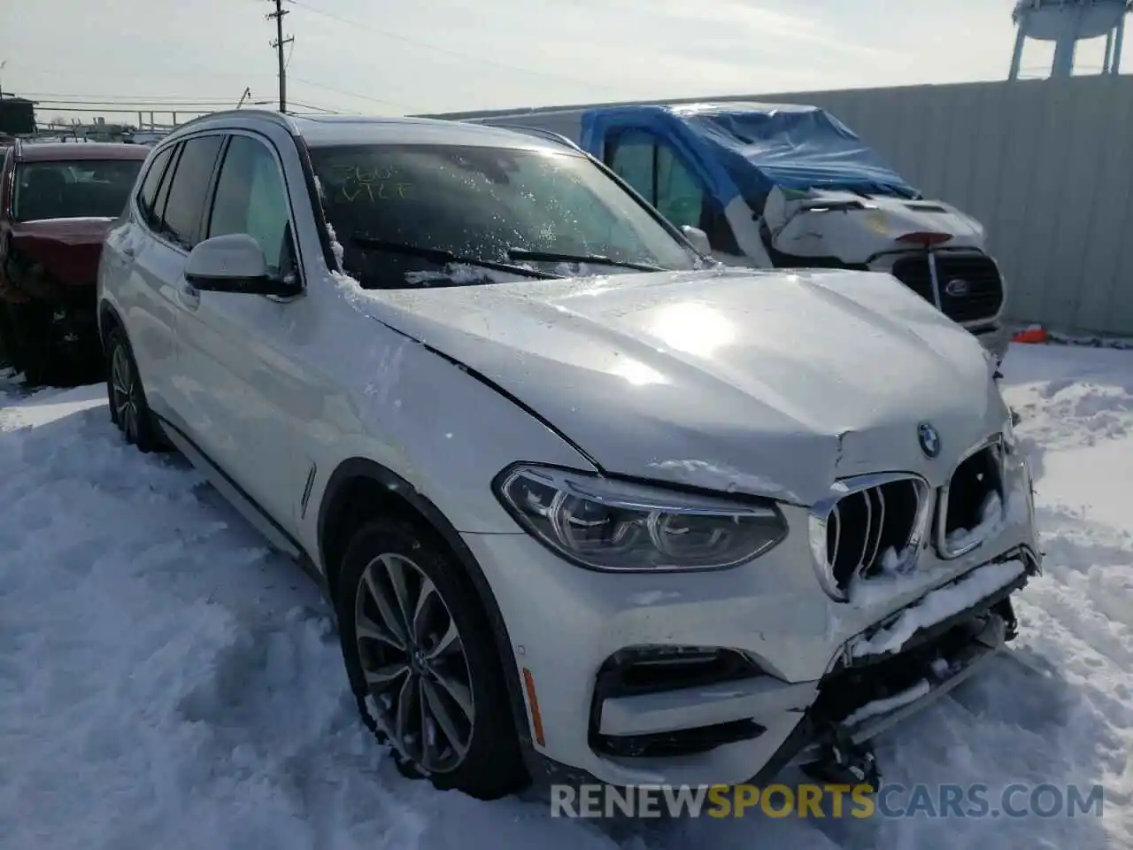 1 Photograph of a damaged car 5UXTR9C51KLP92075 BMW X3 2019