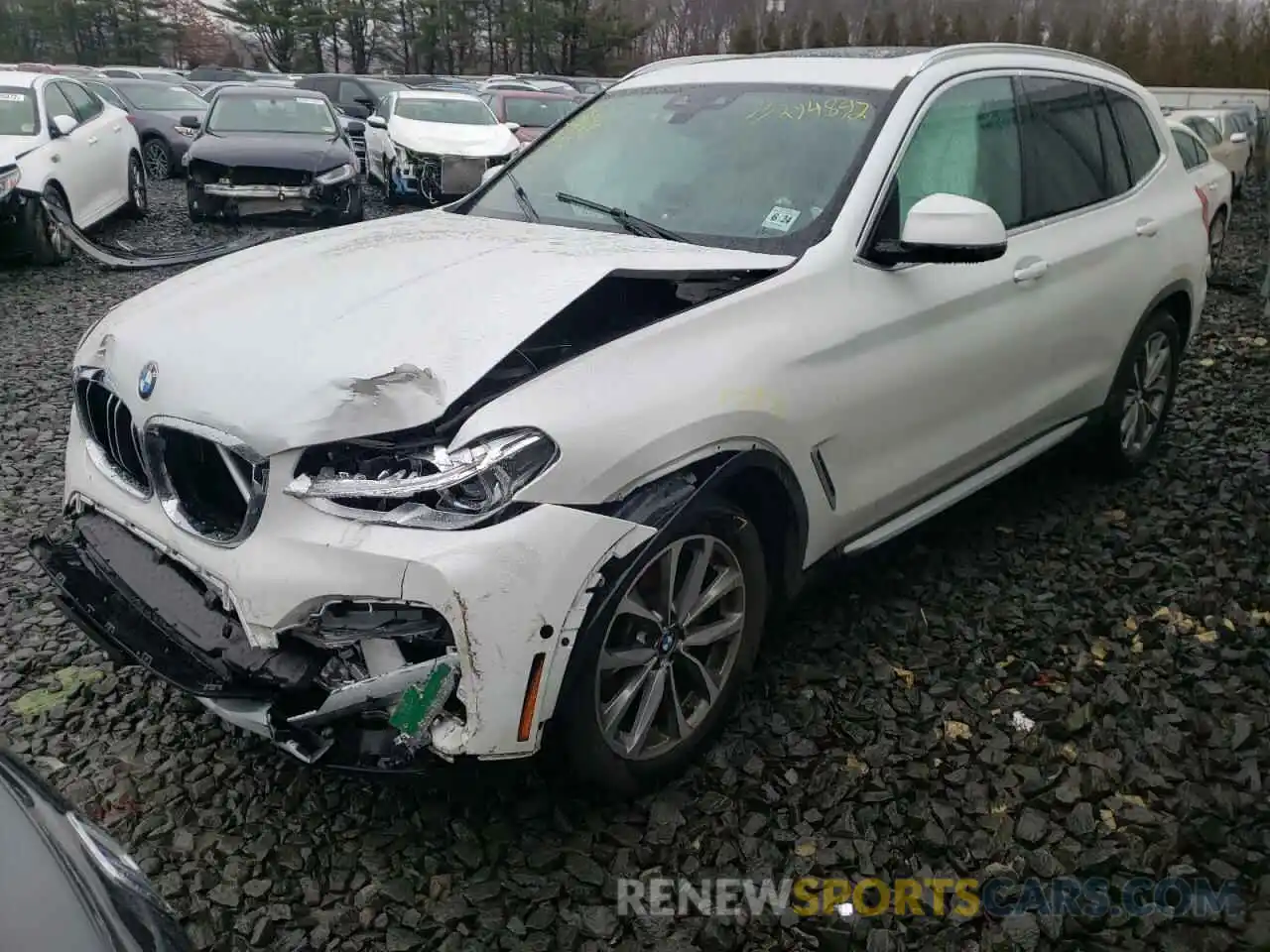 9 Photograph of a damaged car 5UXTR9C51KLP92075 BMW X3 2019