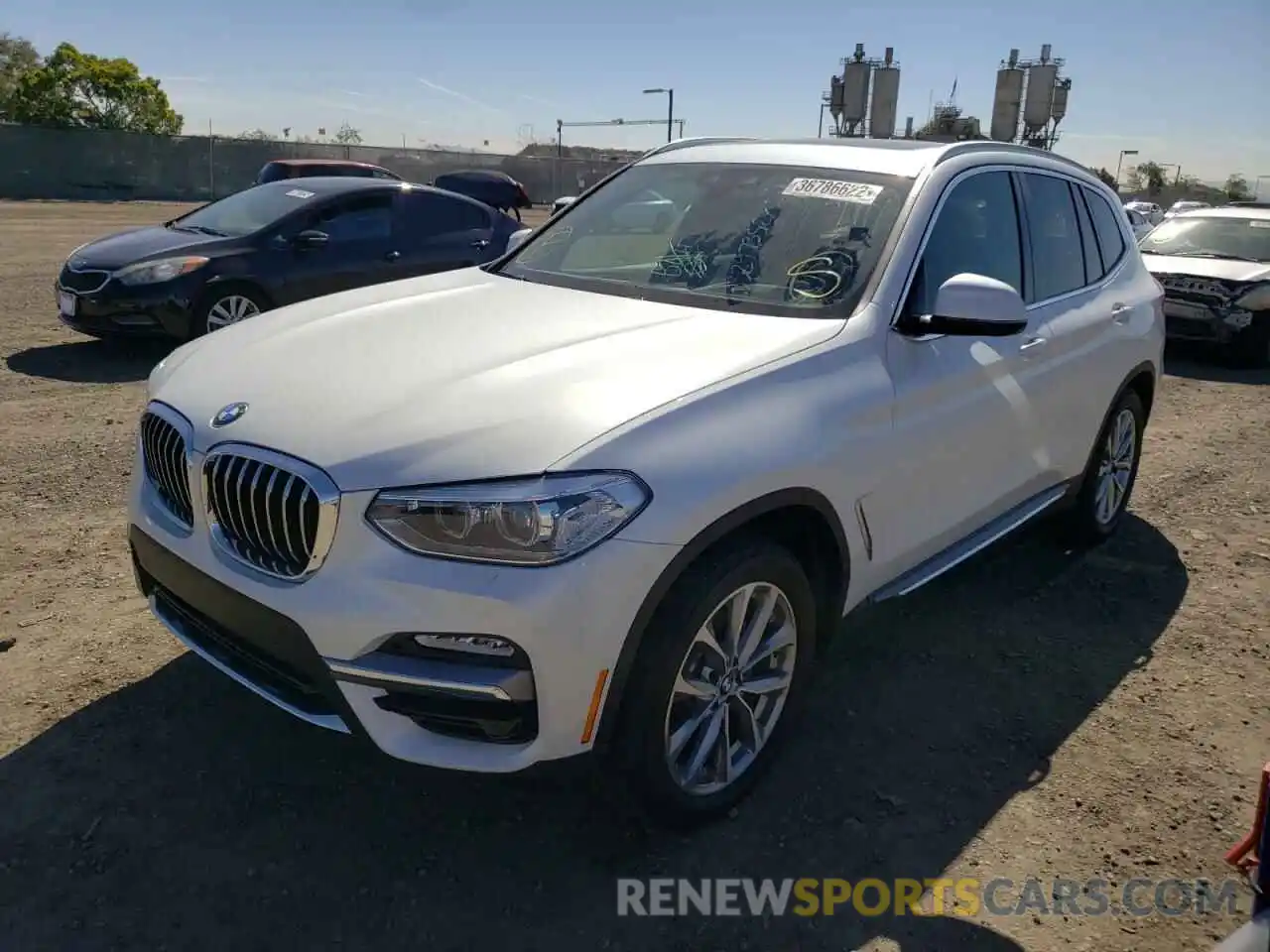 2 Photograph of a damaged car 5UXTR9C51KLP96059 BMW X3 2019