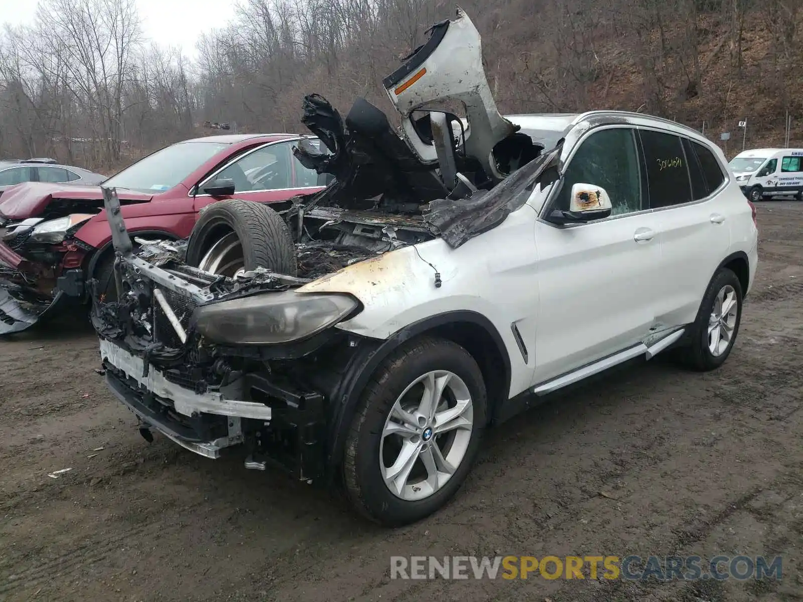 2 Photograph of a damaged car 5UXTR9C51KLP96627 BMW X3 2019