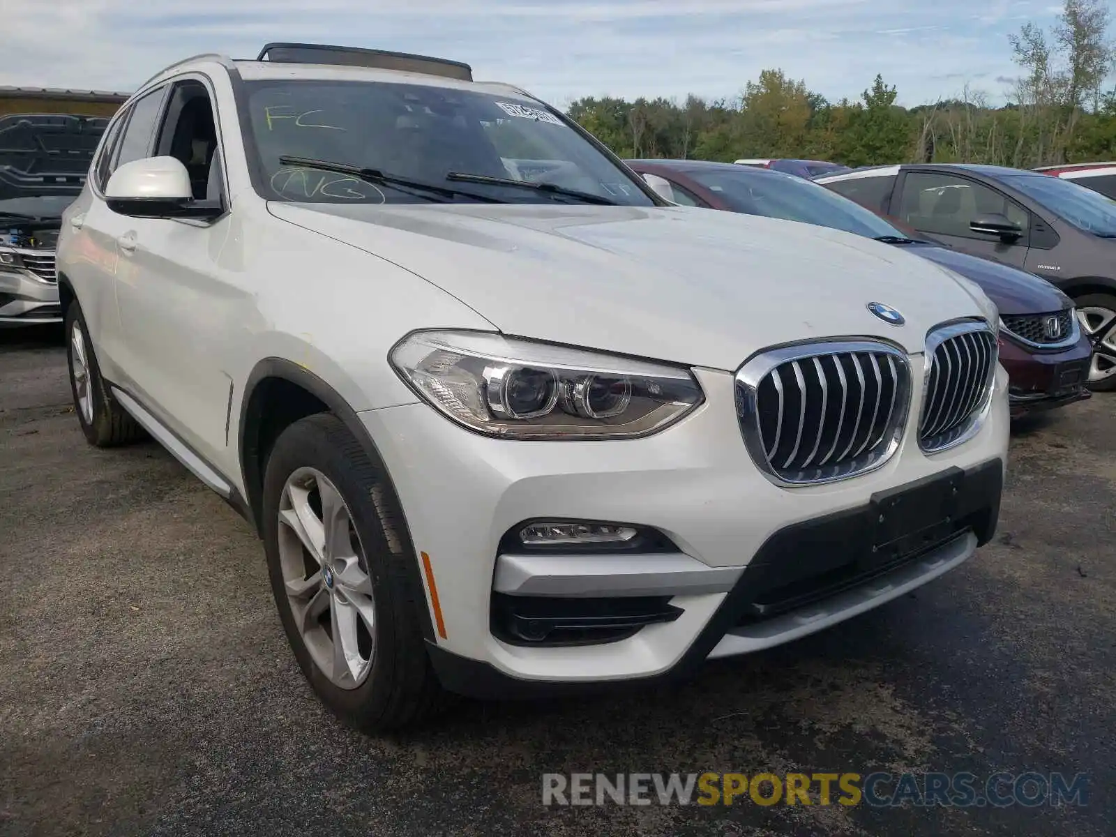 1 Photograph of a damaged car 5UXTR9C51KLP96837 BMW X3 2019