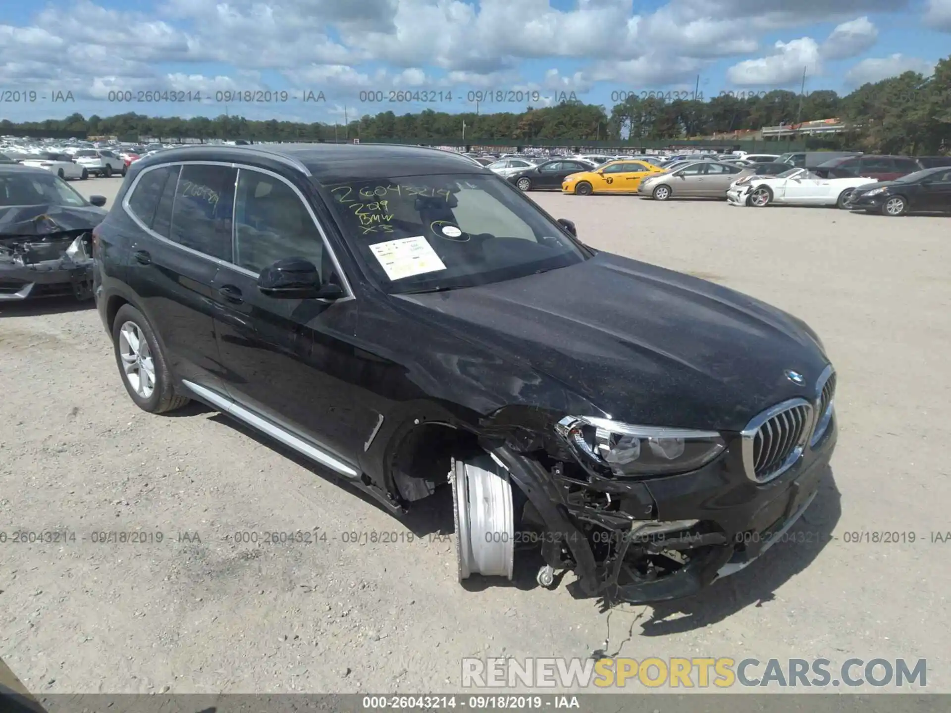 1 Photograph of a damaged car 5UXTR9C51KLR06821 BMW X3 2019