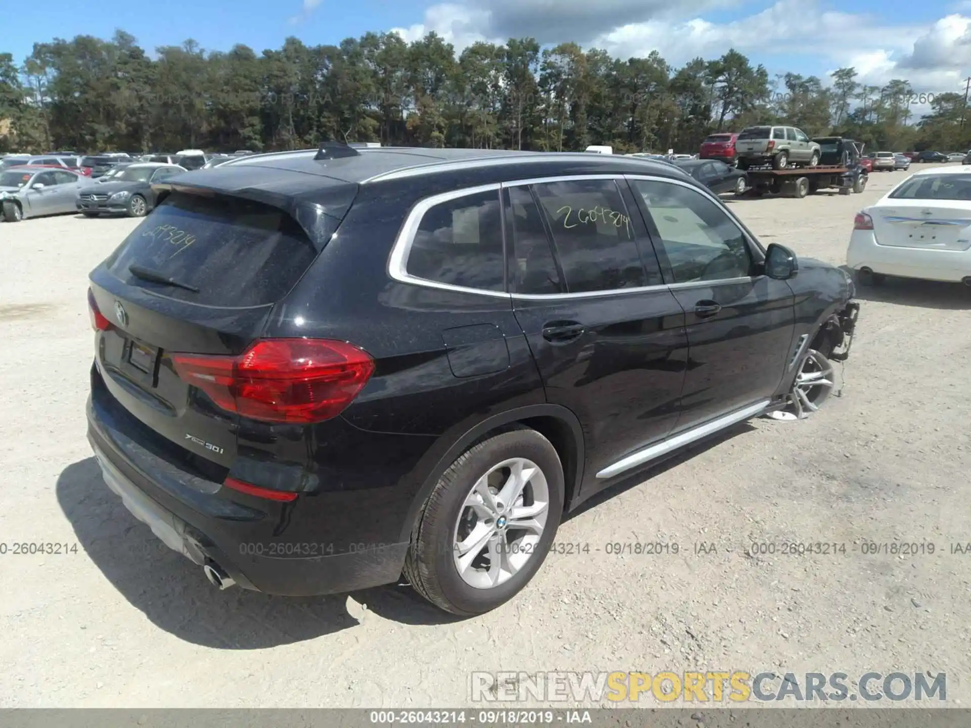 4 Photograph of a damaged car 5UXTR9C51KLR06821 BMW X3 2019