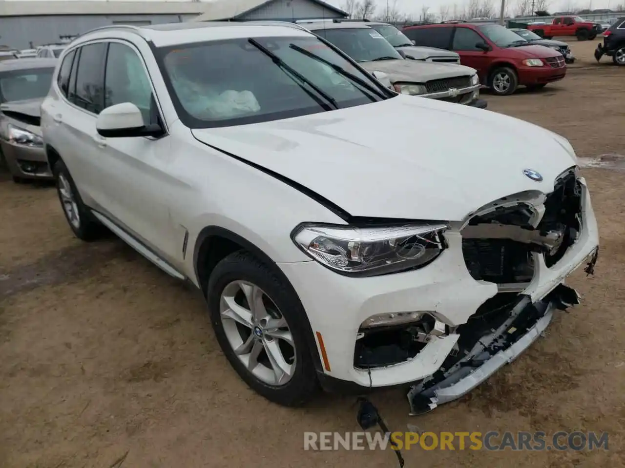 1 Photograph of a damaged car 5UXTR9C51KLR09444 BMW X3 2019