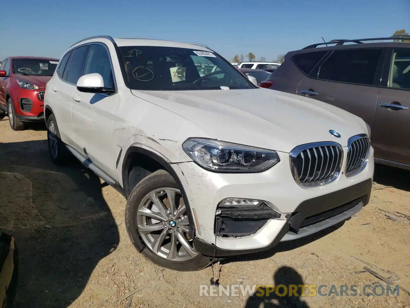 1 Photograph of a damaged car 5UXTR9C52KLD91332 BMW X3 2019