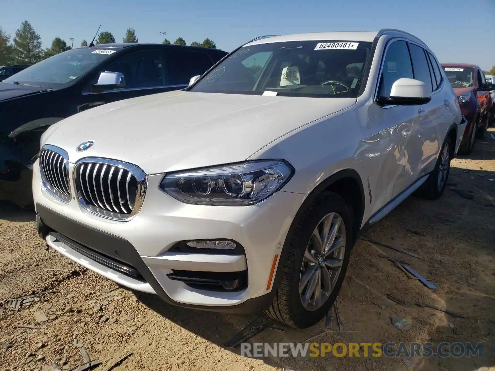 2 Photograph of a damaged car 5UXTR9C52KLD91332 BMW X3 2019