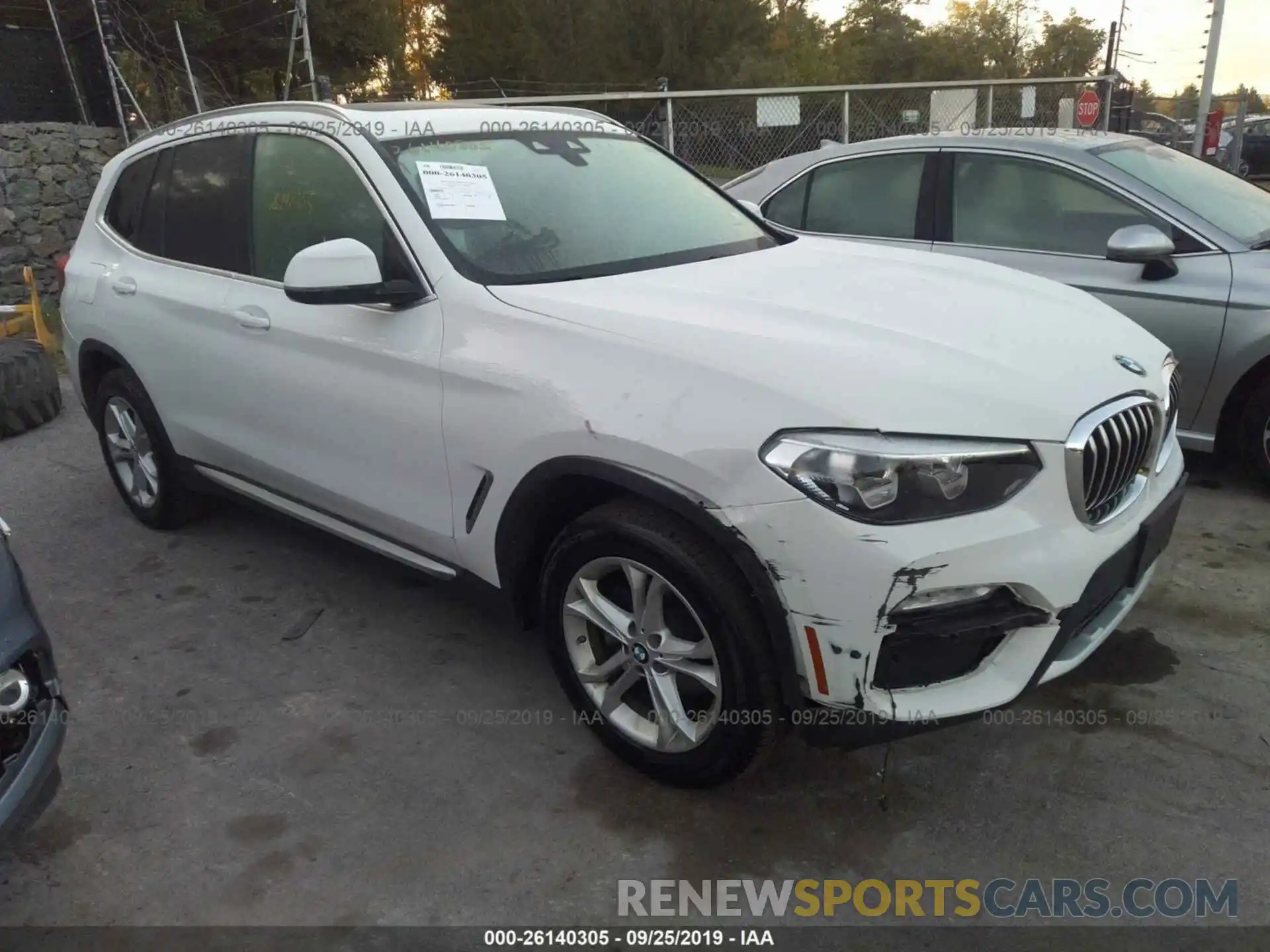 1 Photograph of a damaged car 5UXTR9C52KLD91587 BMW X3 2019